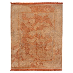 Morden 8x10 Orange Tone Rug