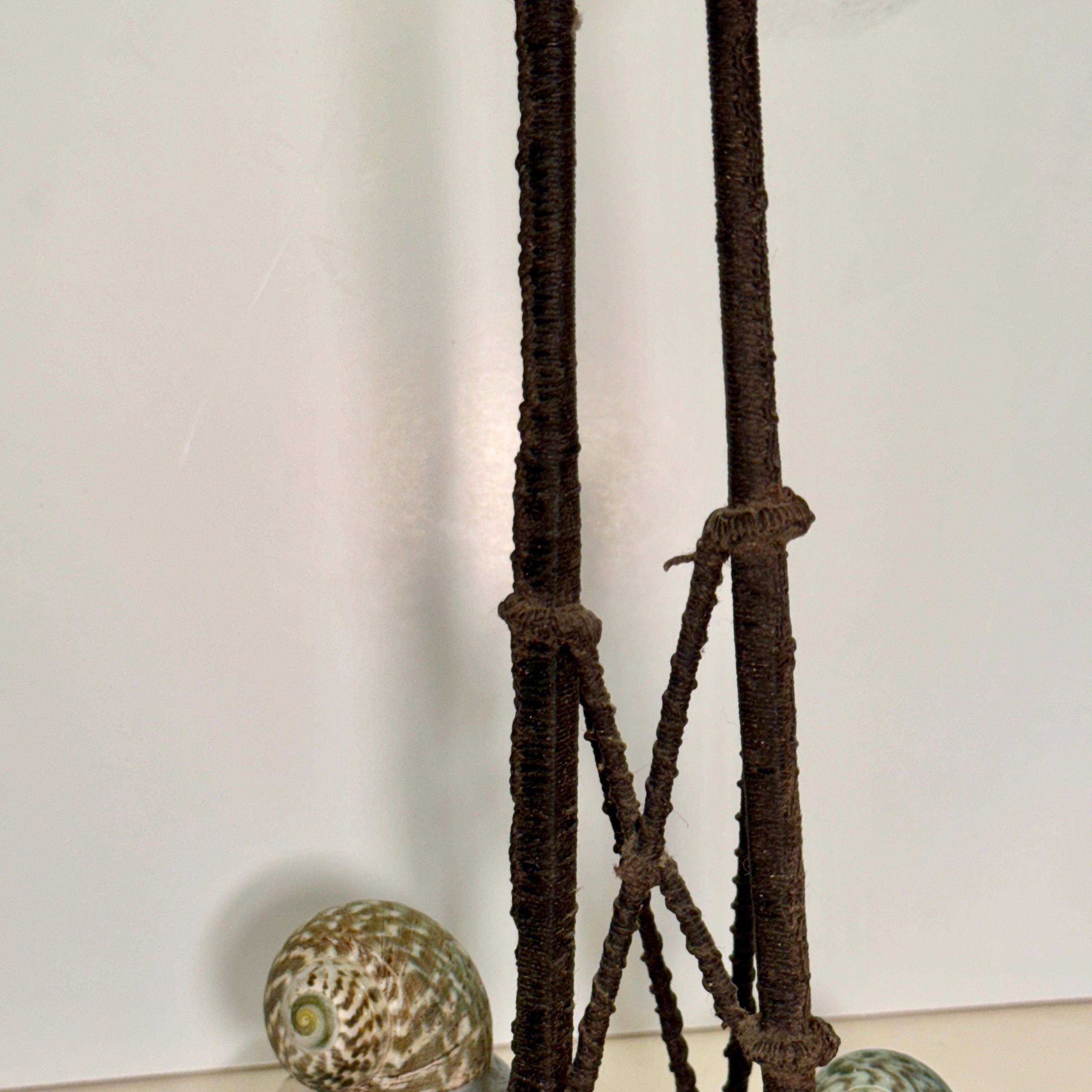 Morden Sculpture In Wood And Metal by Børge 2013 For Sale 3