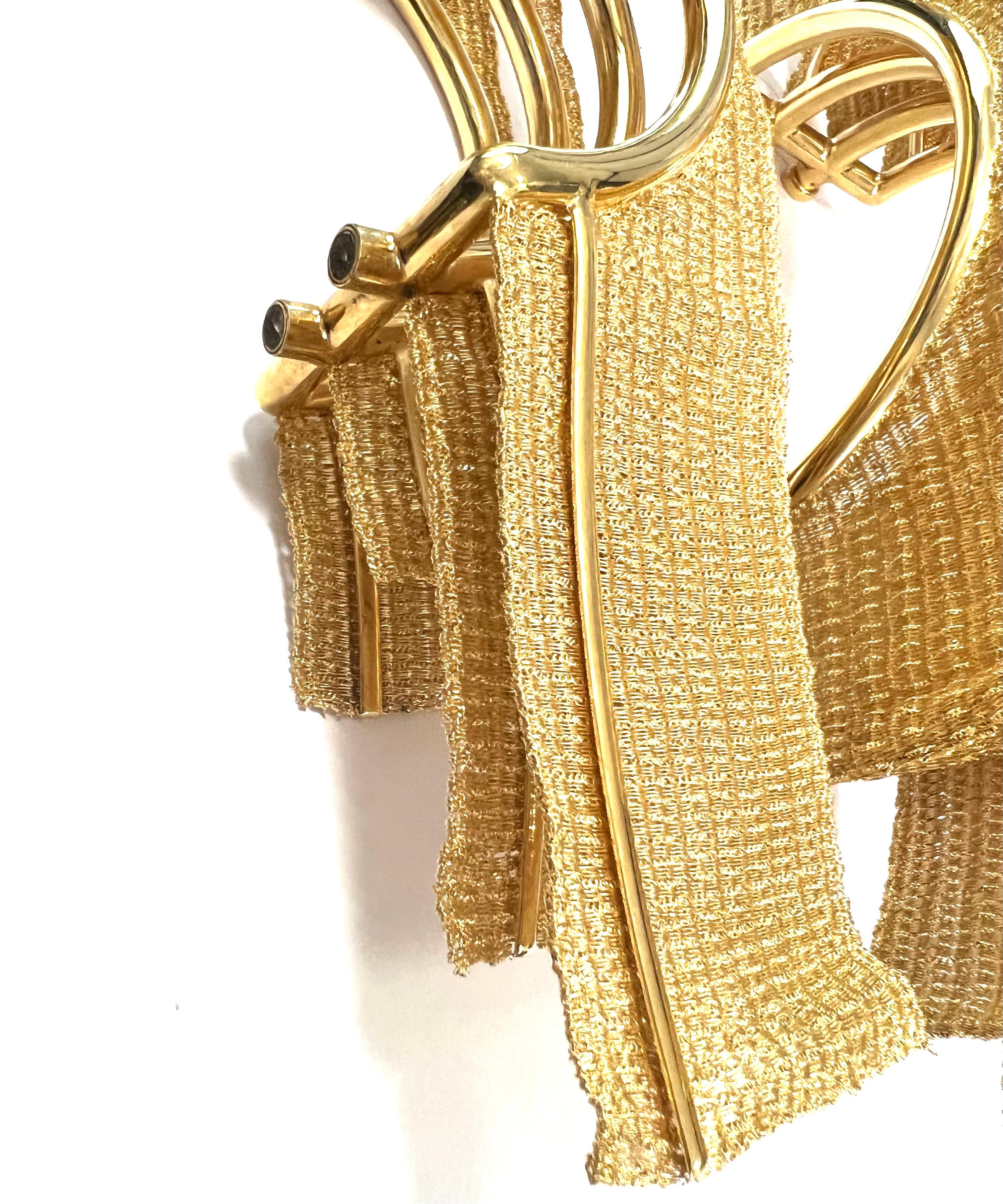 Artisan 18 karat Gold Oscar Set Foulard Collection - necklace