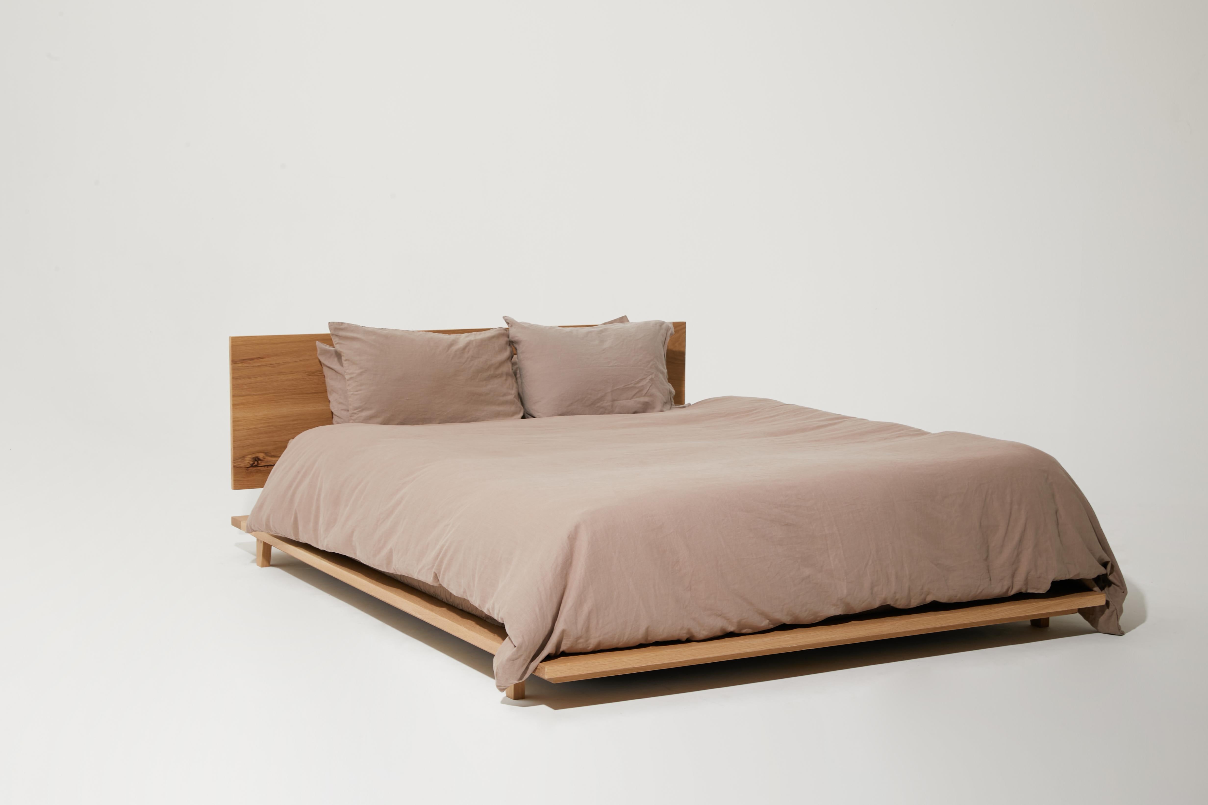 We spend half our lives in bed, it should be a place you love, a piece you treasure. The bed makes the bedroom, more than a statement piece. It is the piece of the room, which is exactly why this solid wood mid-century walnut bed frame, was designed