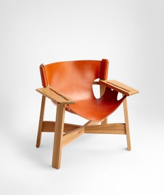 Mehr Brüniertes Holz - Ledersessel sitz von Adriane Escarfullery