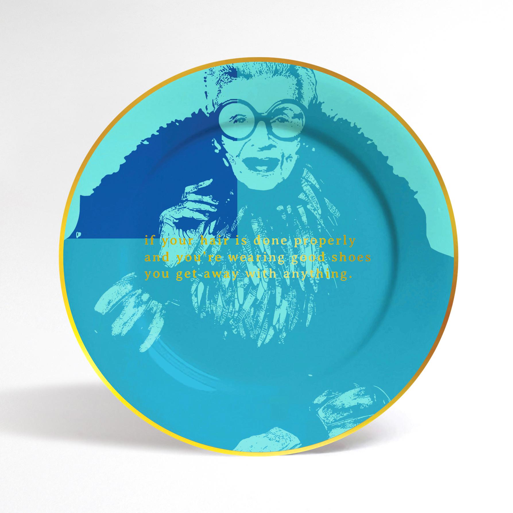 More is More Plate Set by Iris Apfel In New Condition In Jersey City, NJ