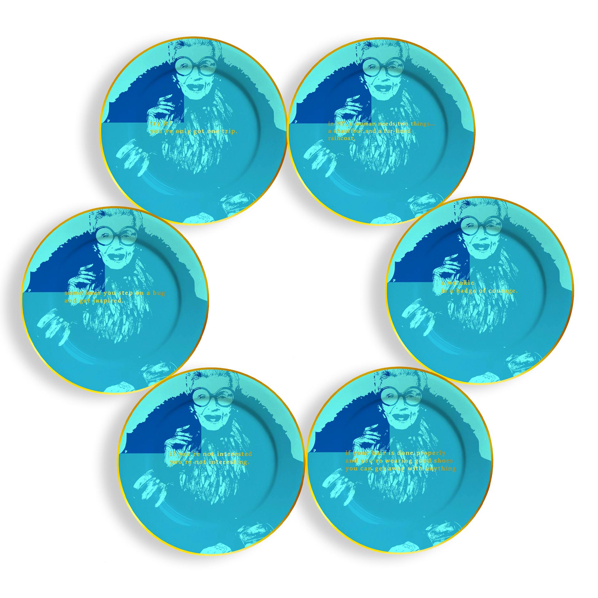 More is More Plate Set by Iris Apfel 1