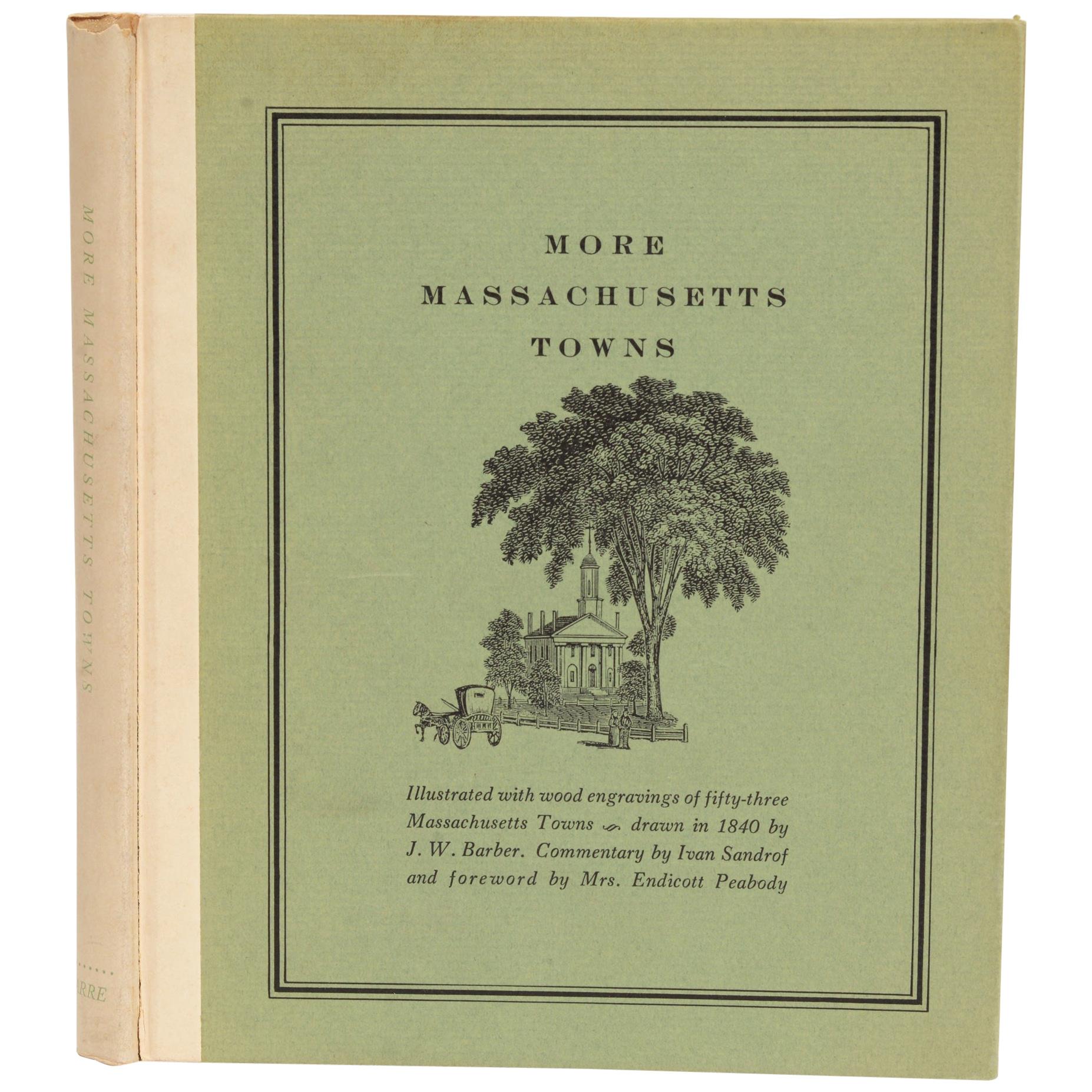 More Massachusetts Towns, Illustrated with Wood Engravings of 53 Mass. Towns For Sale