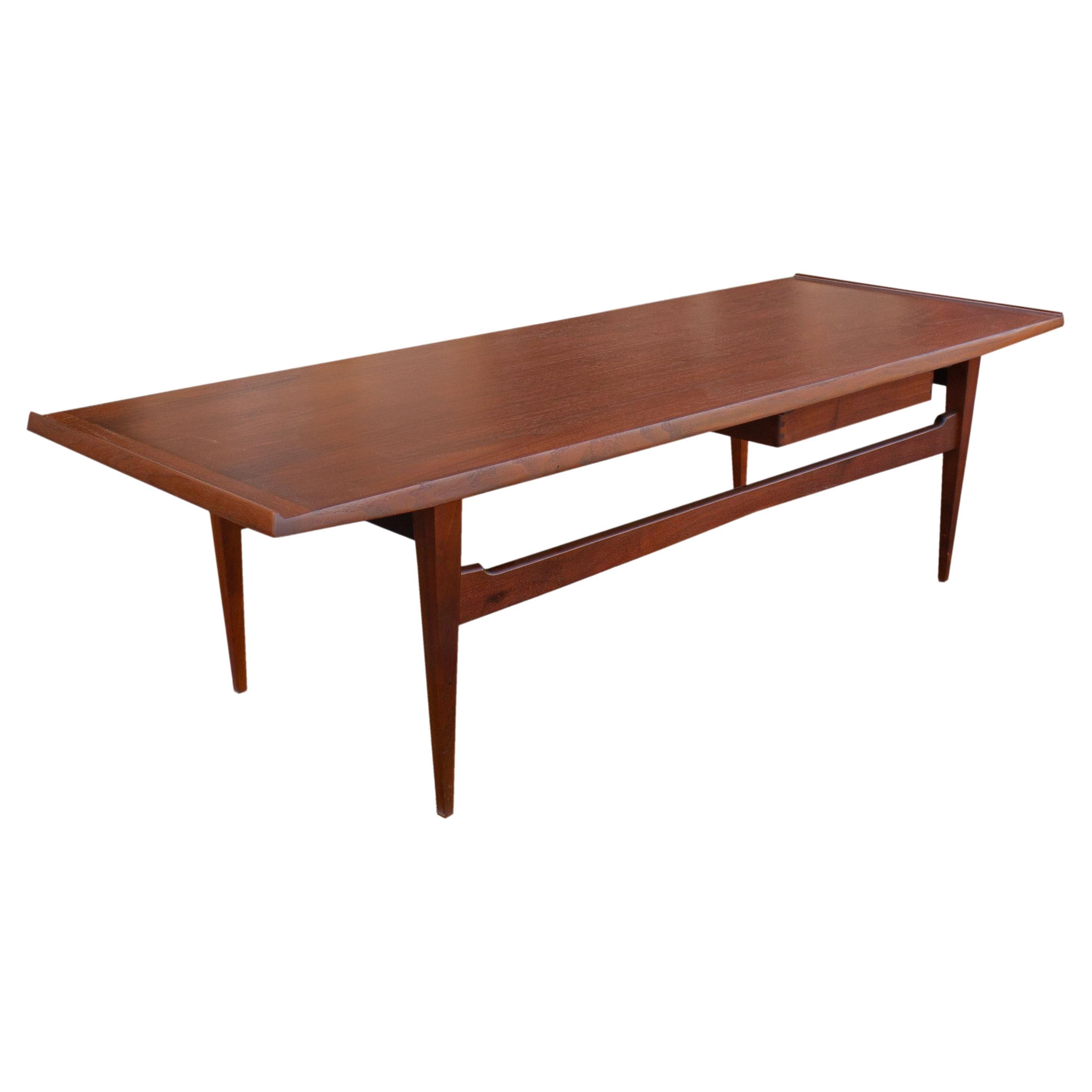 Moreddi Mid-Century Modern Danish Walnut Coffee Table