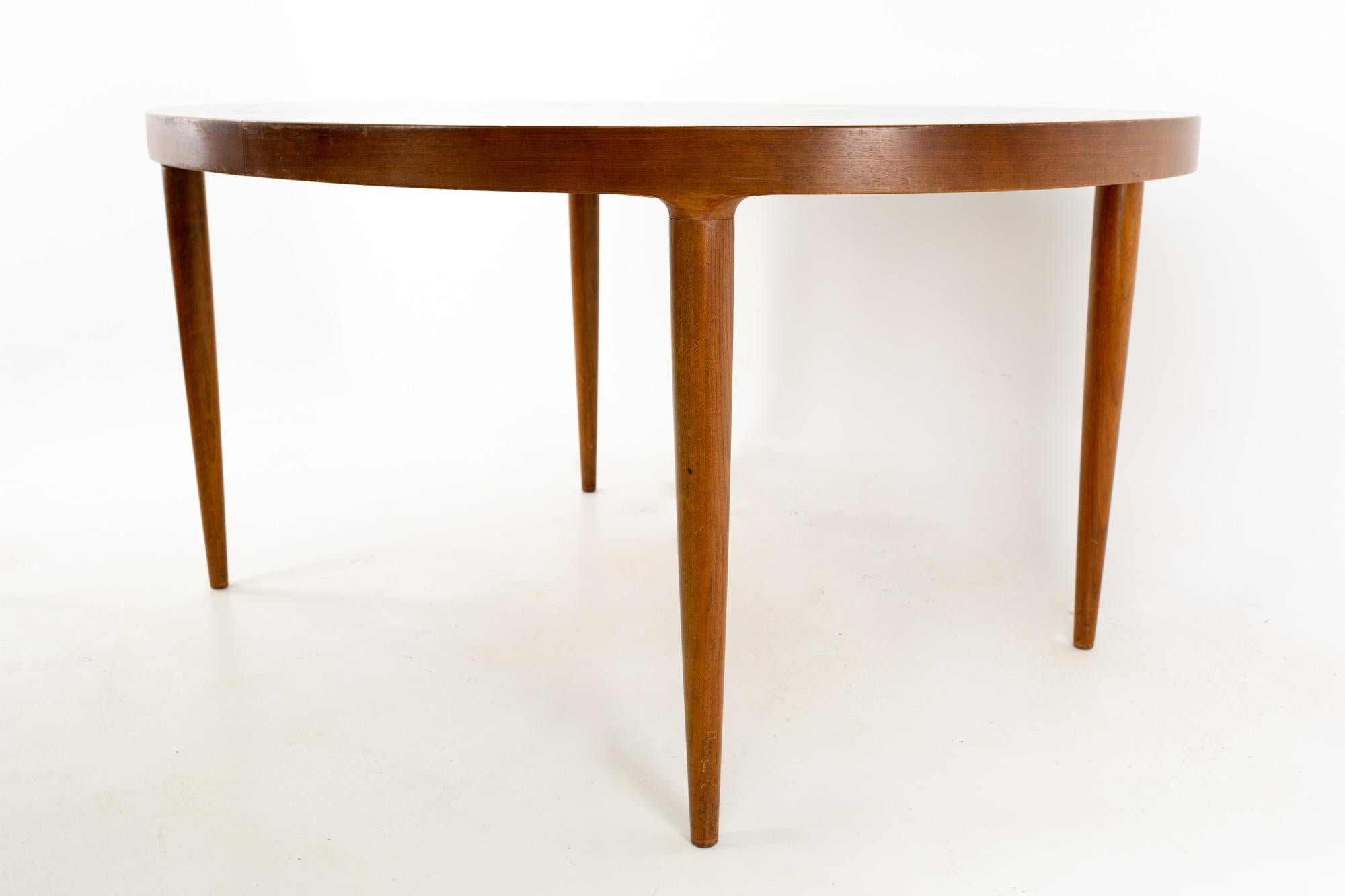 Moreddi Midcentury Danish Modern Walnut Oval Dining Table 1