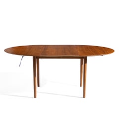 Moreddi Style Mid Century Danish Teak Expanding Dining Table with 1 Leaf