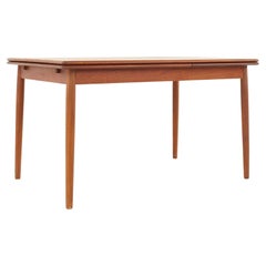 Moreddi Style Mid Century Danish Teak Hidden Leaf Dining Table