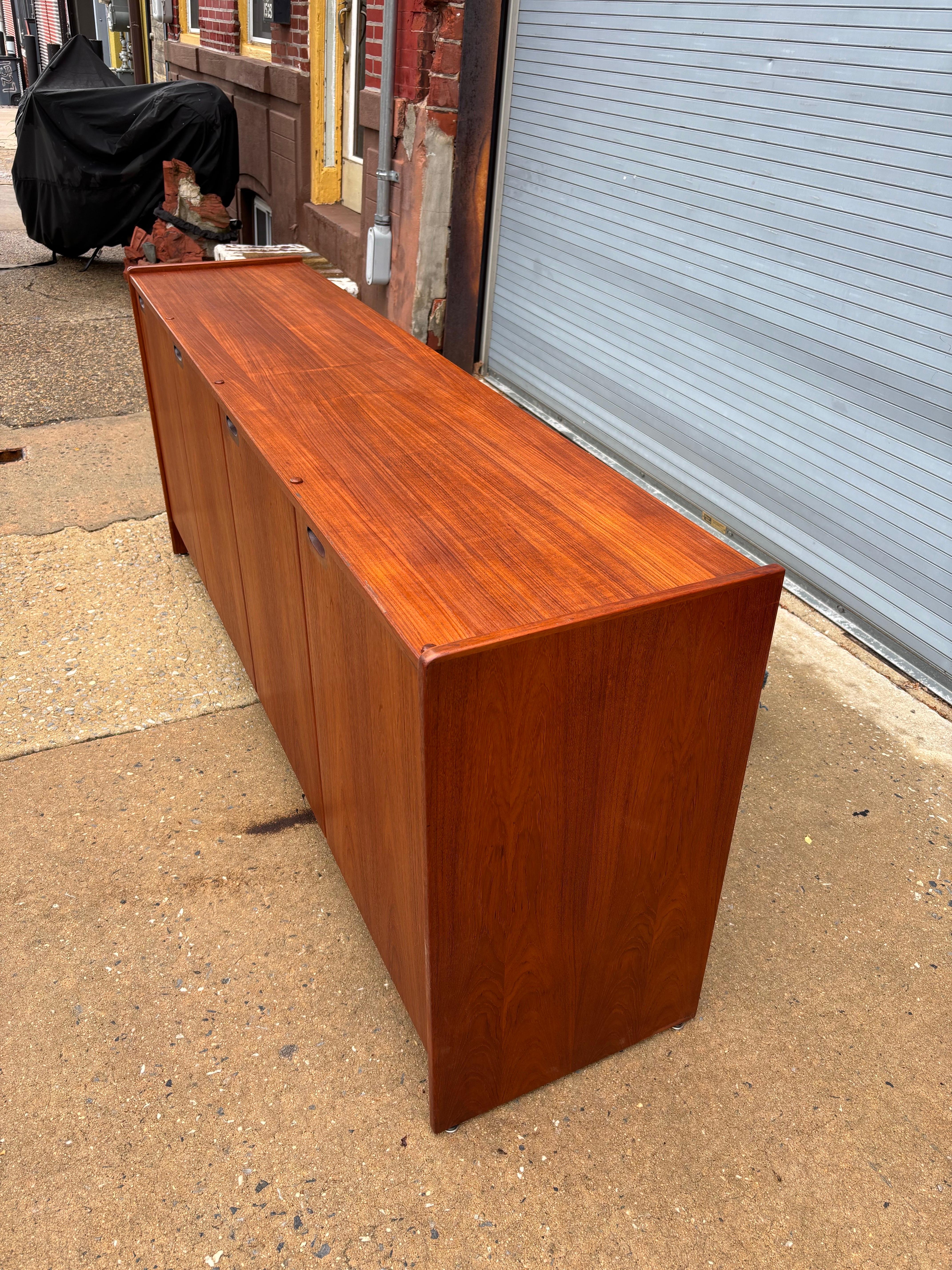 Mid-20th Century Moreddi Teak 4 Door Credenza/ Buffet For Sale