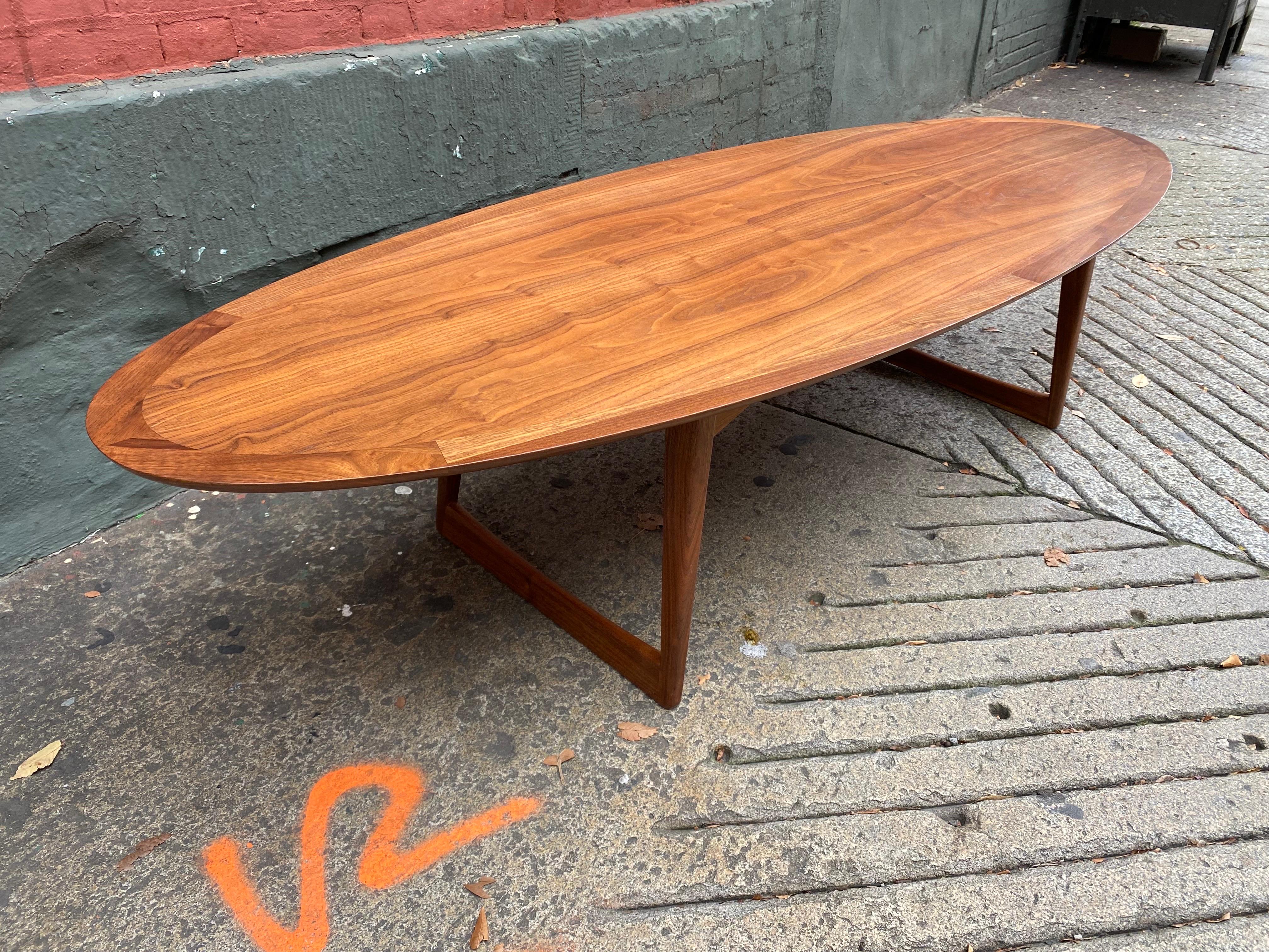 Moreddi Teak Surfboard Coffee Table For Sale 1