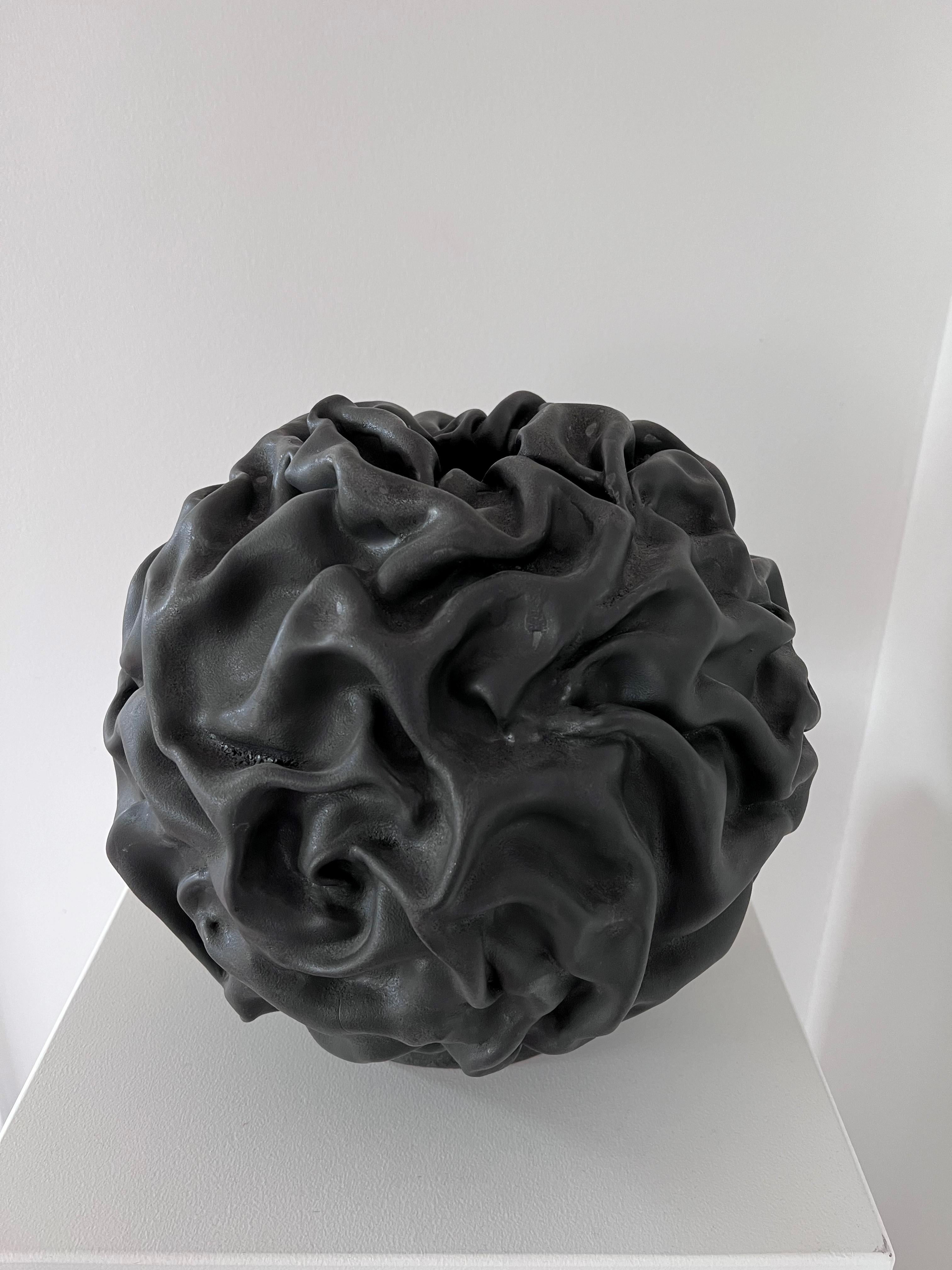 Morel sculpture III by Sophie Rogers
Dimensions: W 33 x H 31 cm
Materials: Ceramic, glaze
Other glaze colors available.

Inspired by the forms of nature, the origin comes from the mushroom Morel`s expression. A game with shadows and light. The