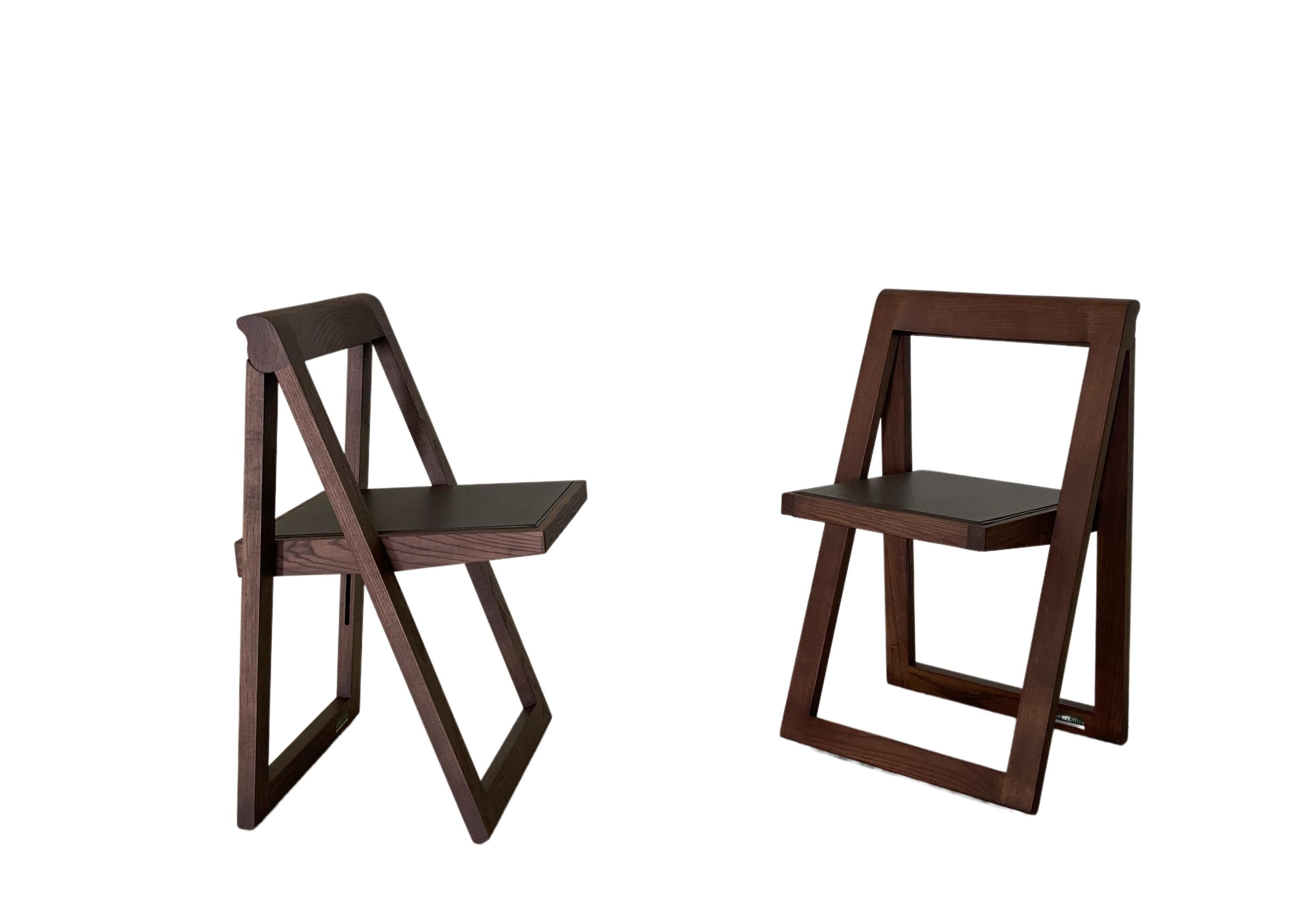 Morelato, Ciak folding Chair in Ash Wood In New Condition In Salizzole, IT