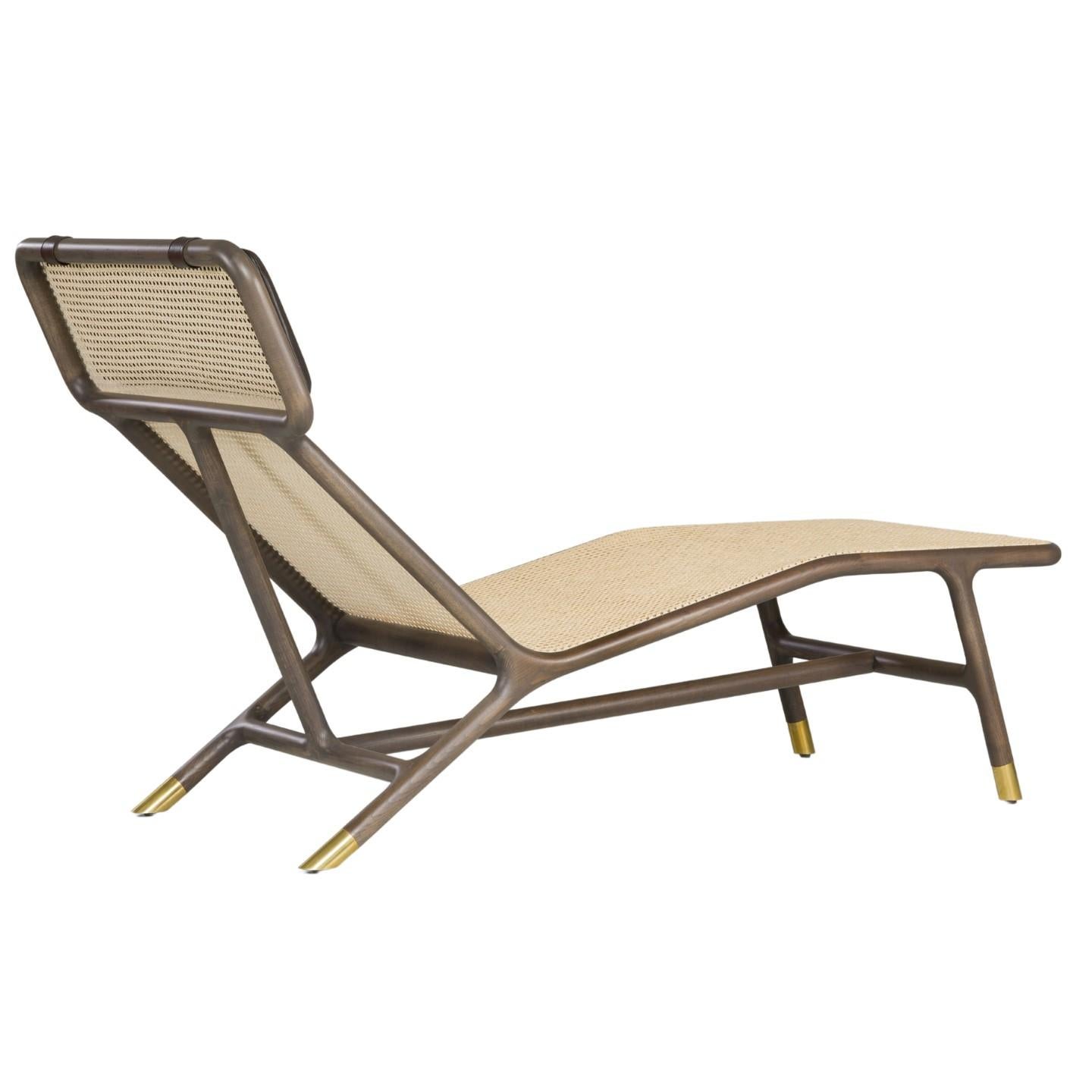 Contemporary style Joyce lounge chair made of ashwood and Vienna straw
Designed by Libero Rutilo
Dimensions L84 W166 H94 cm
Made in Italy by Morelato

Joyce is a stylish lounge chair made with ash tree and Vienna straw, reinterpreting classical