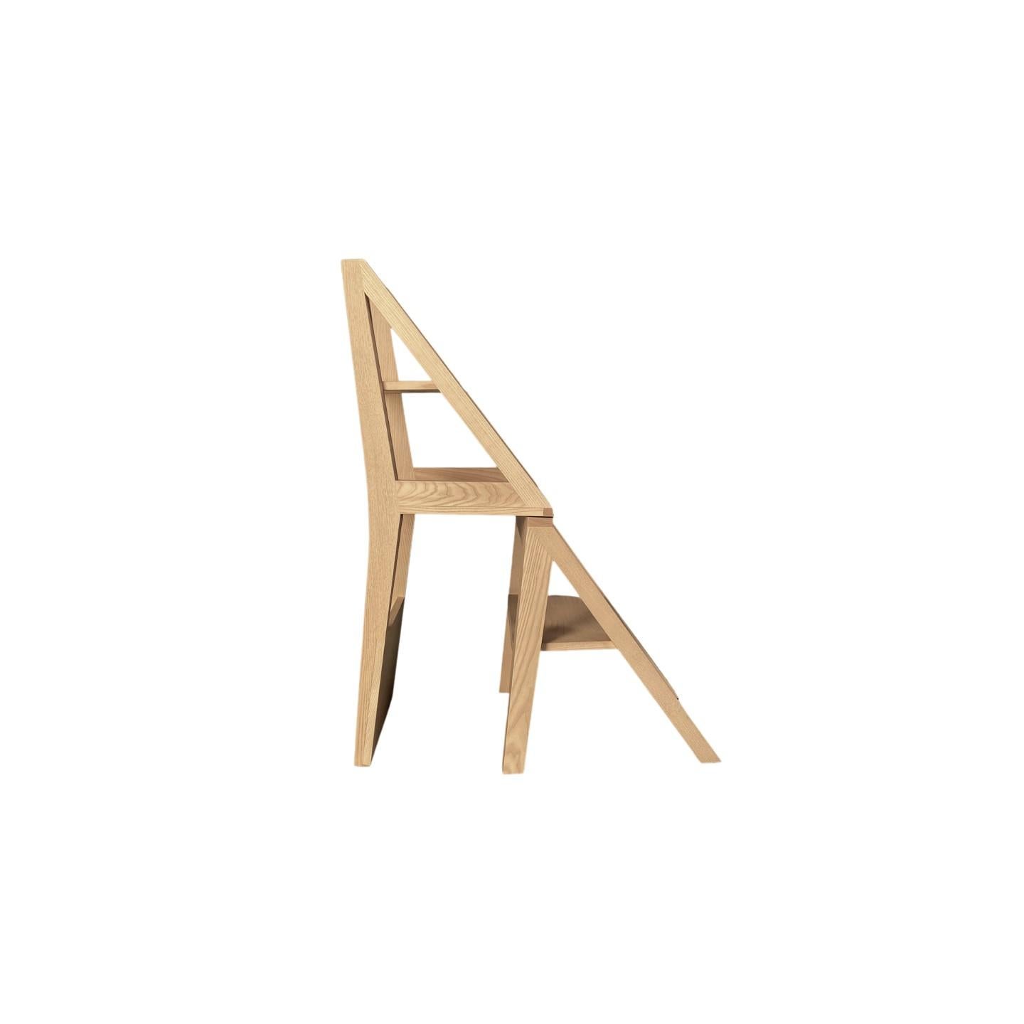 italien Morelato Scala, chaise en bois convertible en meuble de rangement en vente