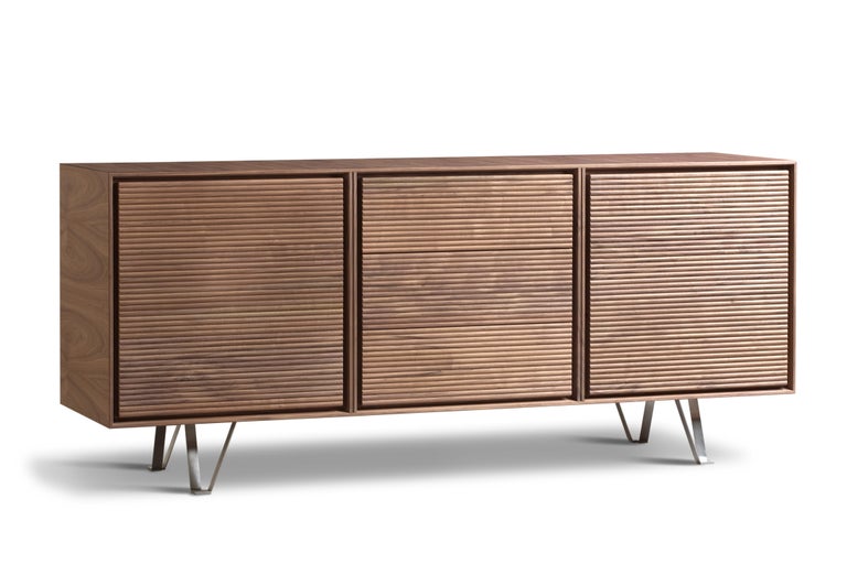 Morelato Zero Sideboard, Modular Cabinet Made of Cherrywood For Sale at  1stDibs