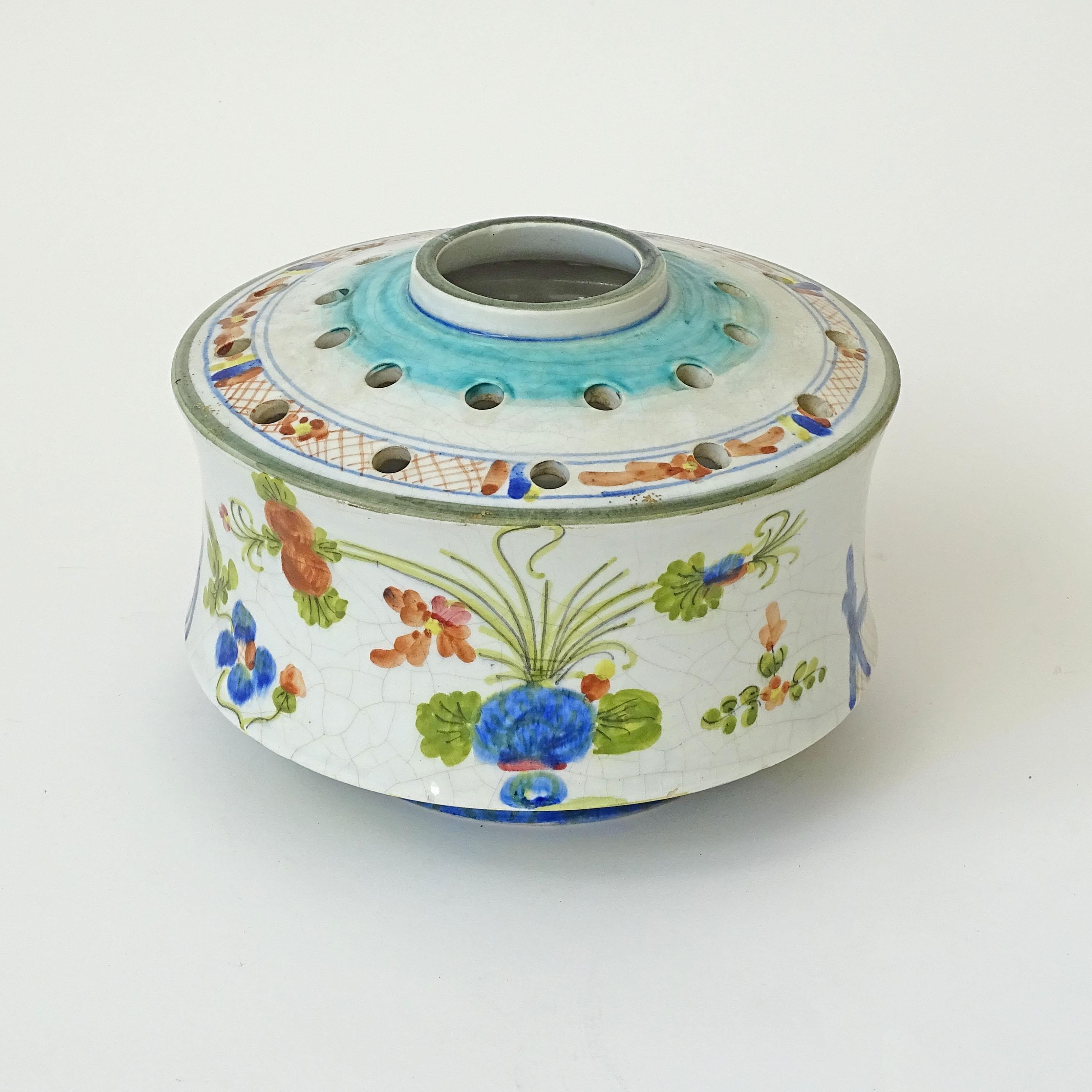 Morelli Faenza Keramische Tulpenvase, Italien 1960er Jahre (Italienisch) im Angebot