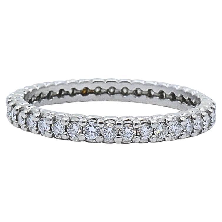 Anillo de Platino Morelli Pinpoint Eternidad Diamante