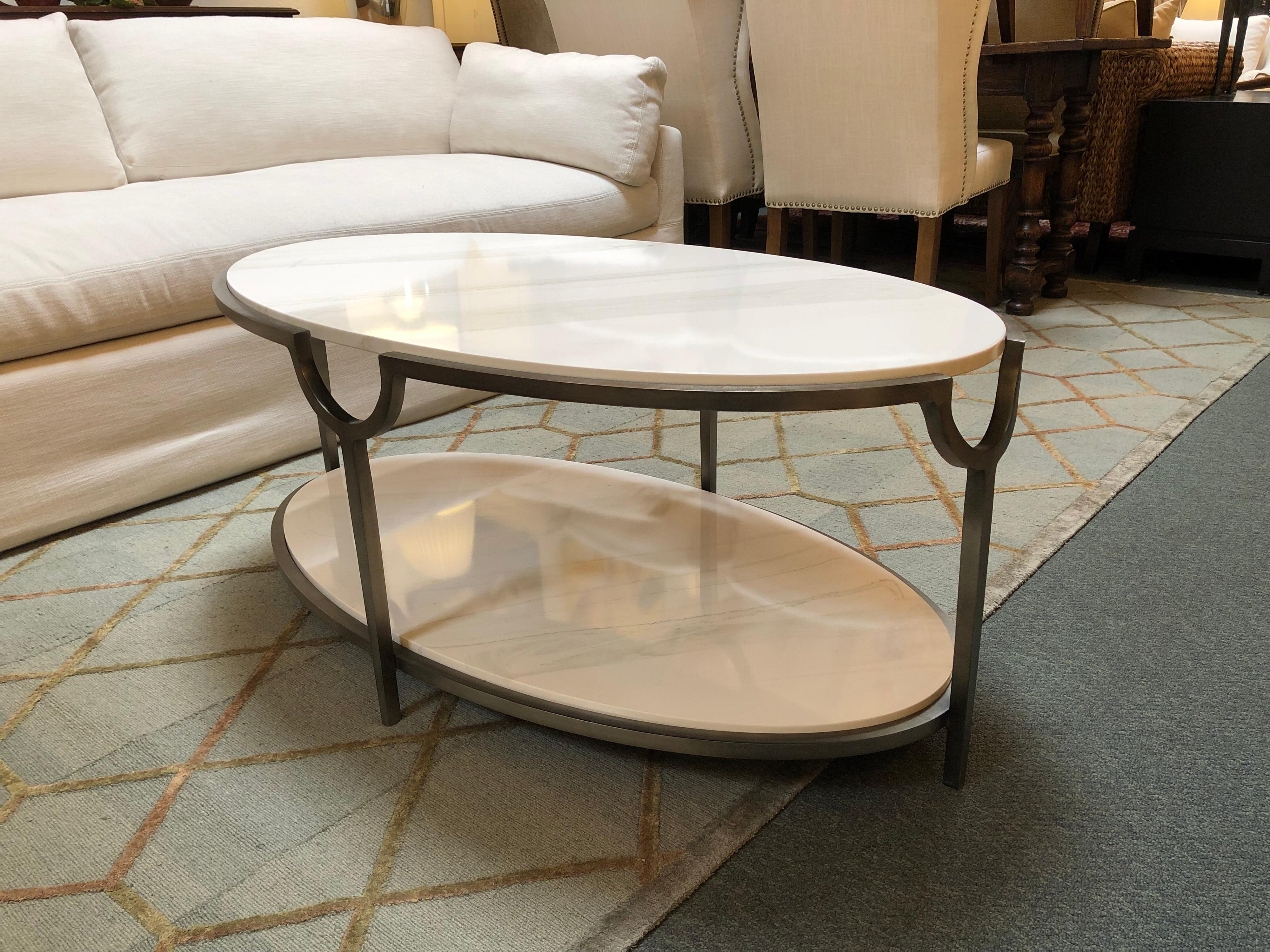 Morello Oval Cocktail Table by Bernhardt Furniture Company For Sale at ...