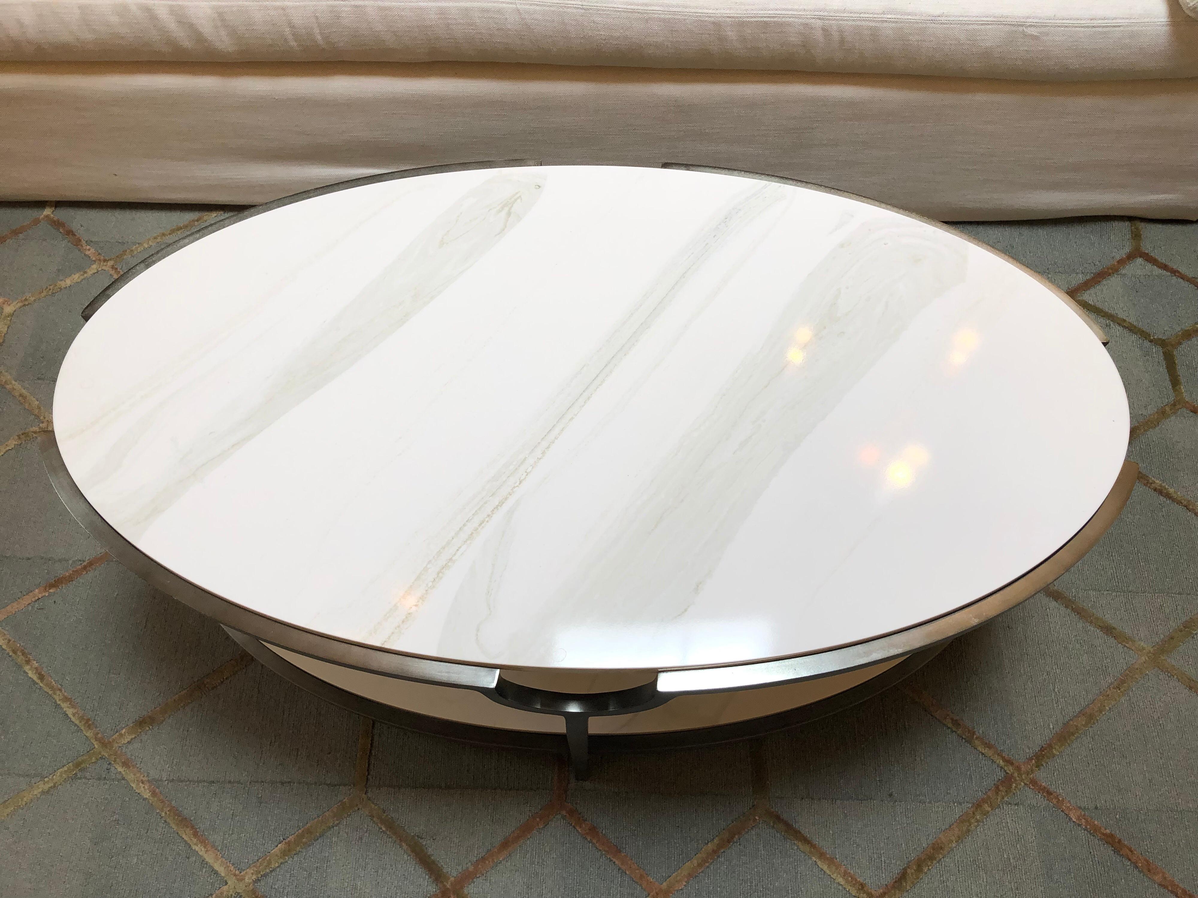 Morello Oval Cocktail Table by Bernhardt Furniture Company For Sale at ...