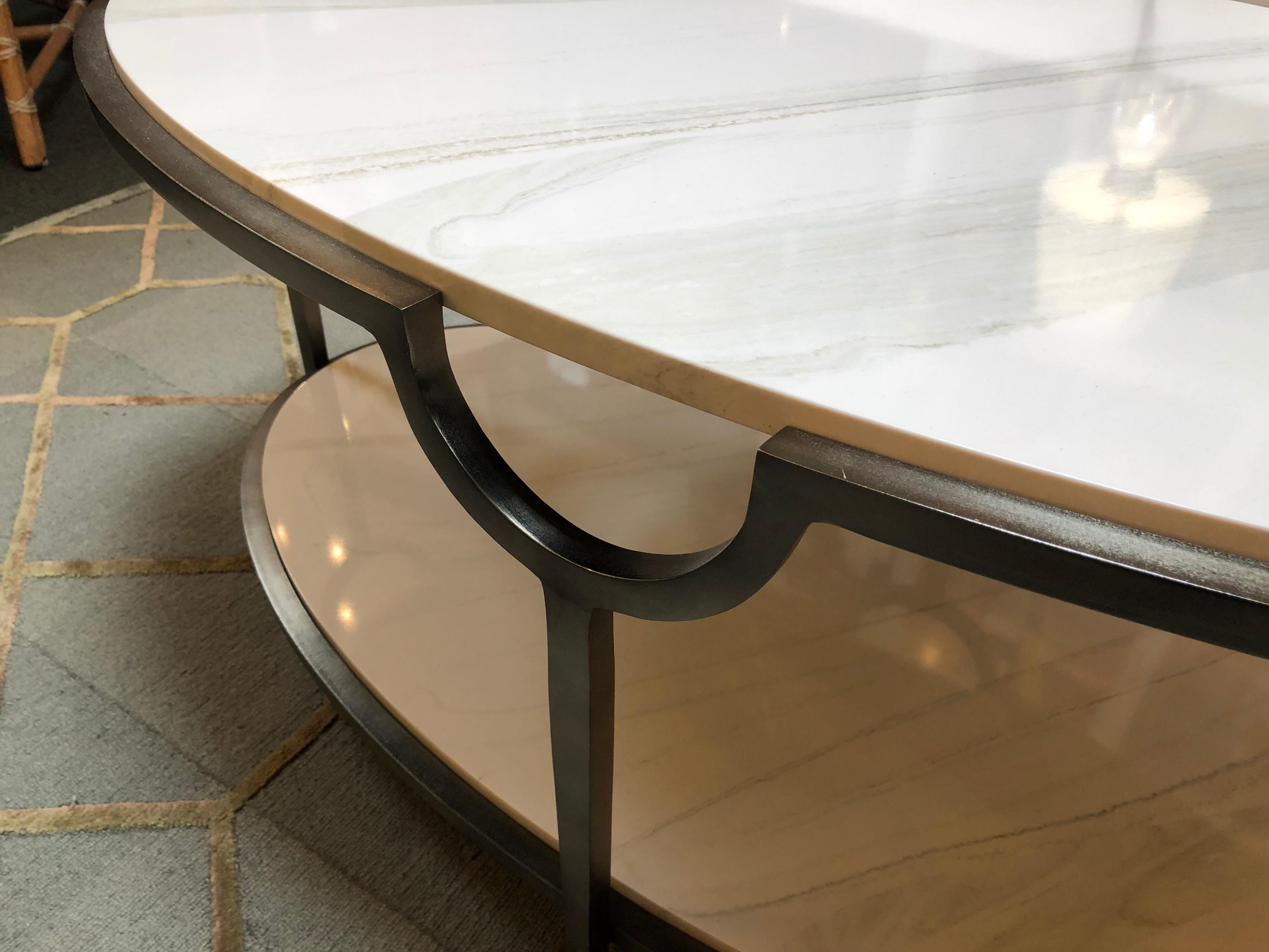 Morello Oval Cocktail Table by Bernhardt Furniture Company For Sale at ...