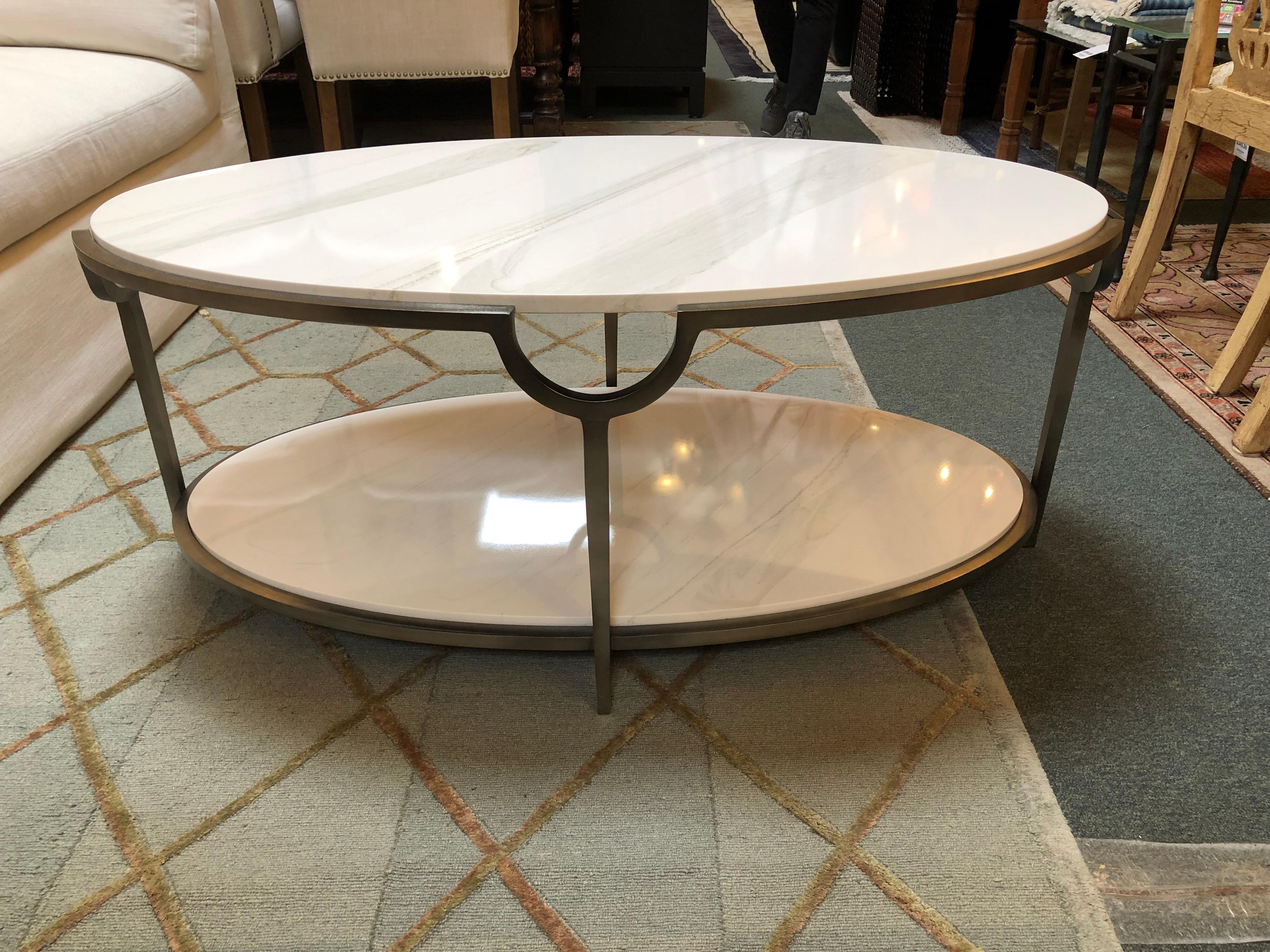 Morello Oval Cocktail Table by Bernhardt Furniture Company For Sale at ...