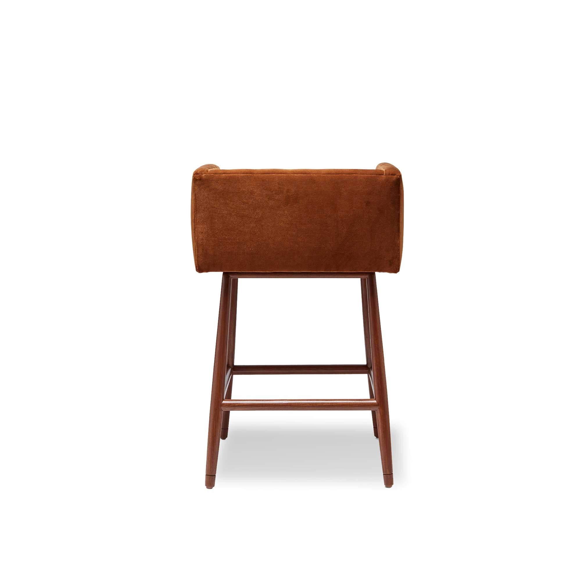 Mid-Century Modern Moreno Barstool by Lawson-Fenning