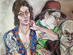 La danseuse A Moreno Moreno Art contemporain peinture portrait personnes figuratif