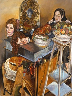 Vanity Moreno Pincas 21st Century art Contemporary painting portrait figurative