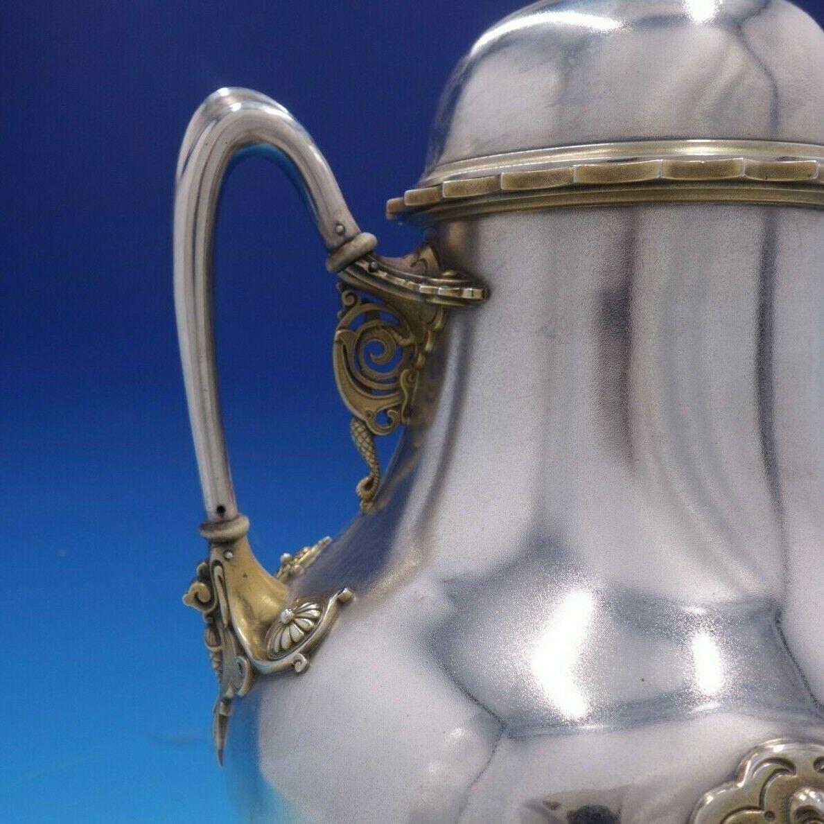 Moresque by Tiffany & Co. bouilloire urne à café en argent sterling qualité musée #4244 en vente 1