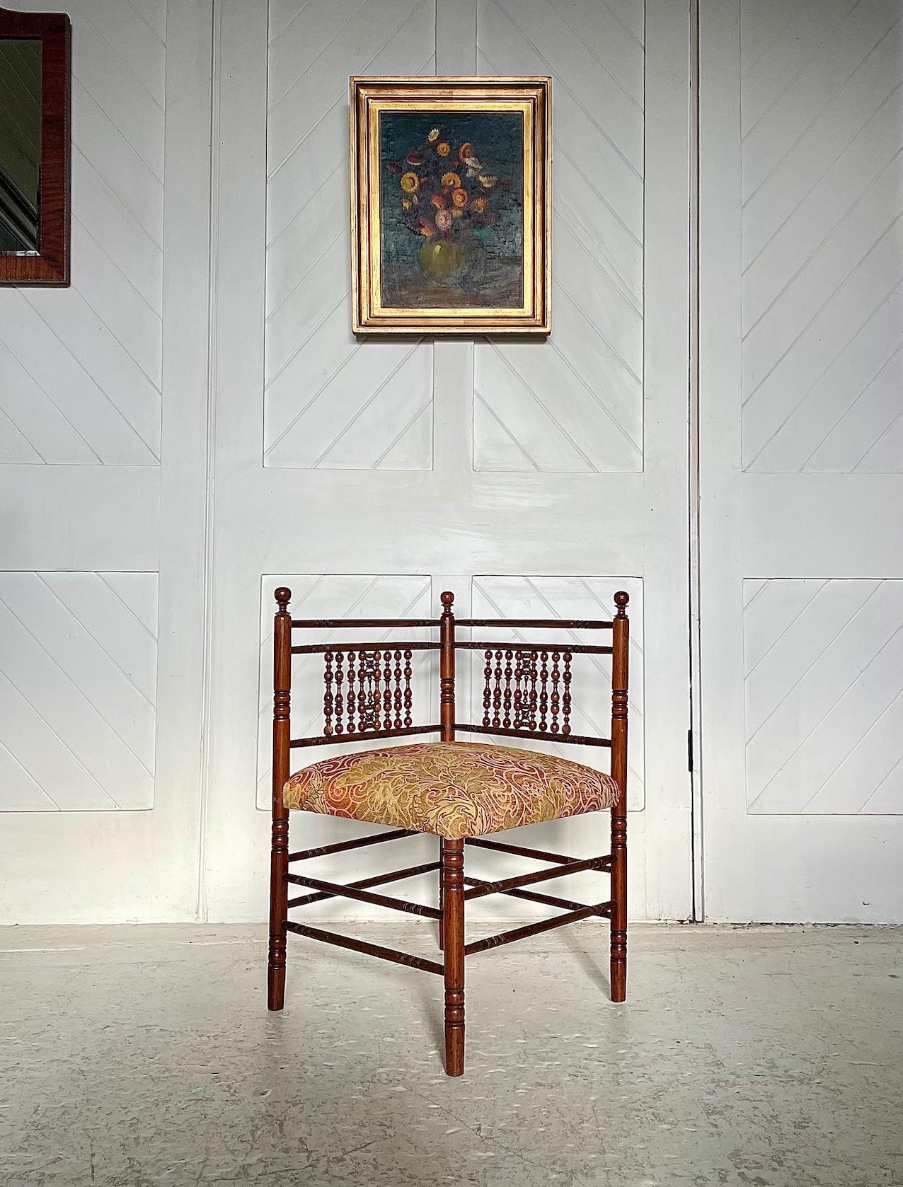 Moresque Eckstuhl von Liberty & Co. im Zustand „Gut“ im Angebot in Petworth, GB