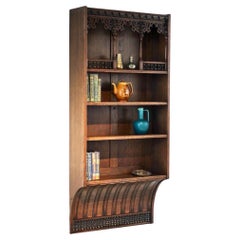 Moresque Oak Hanging Bookshelf by Liberty & Co