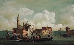 Antique Lively Venice Lagoon