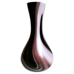 Moretti Carlo Murano Vase in Colored Opaline Glass