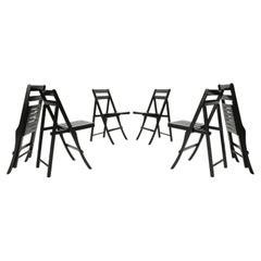 Morettina Folding Chairs by Ettore Moretti for Zanotta, Set of 6