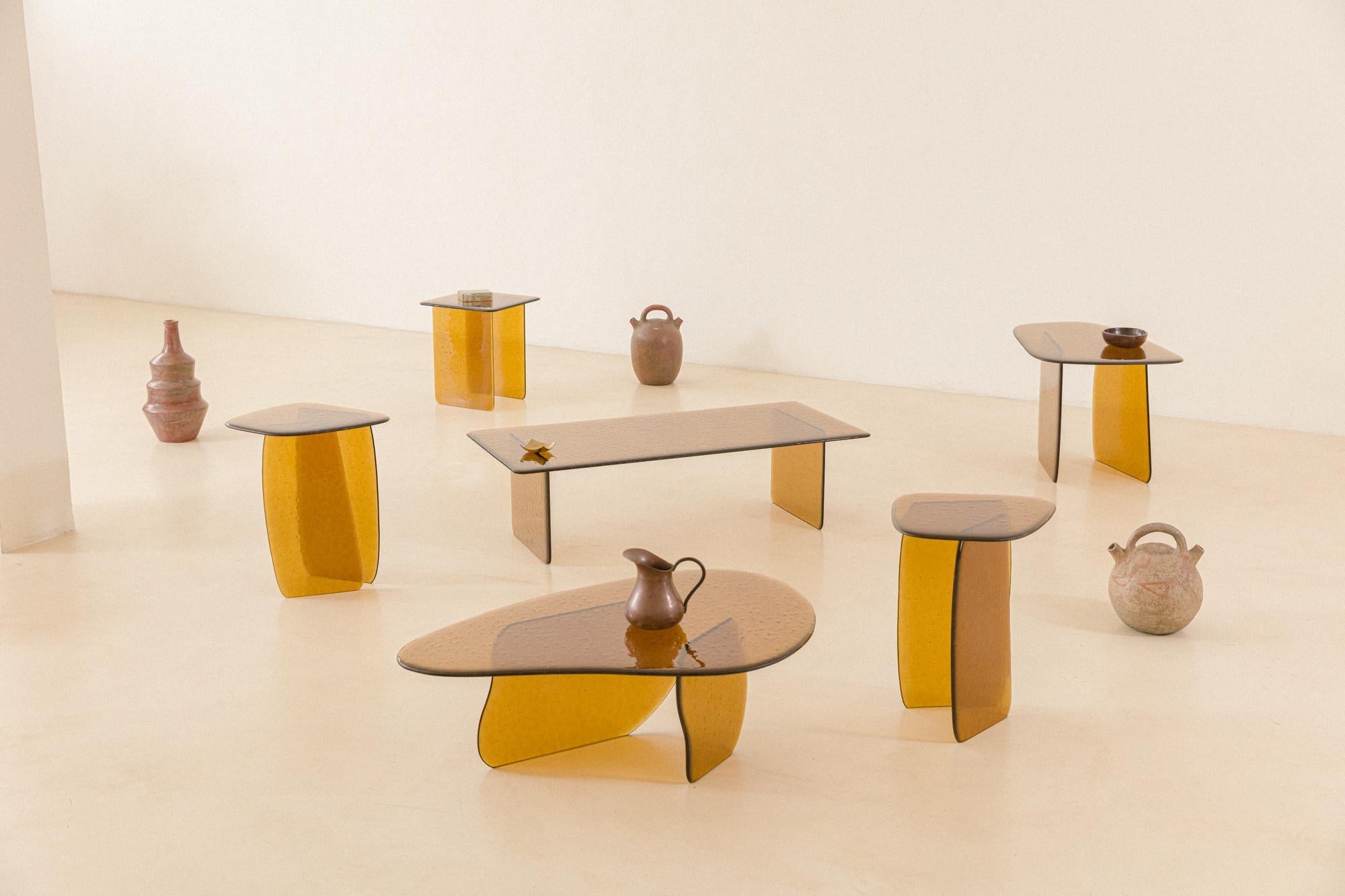 Brazilian Morfa nº 01 Side Table by Lucas Recchia, 2025 For Sale