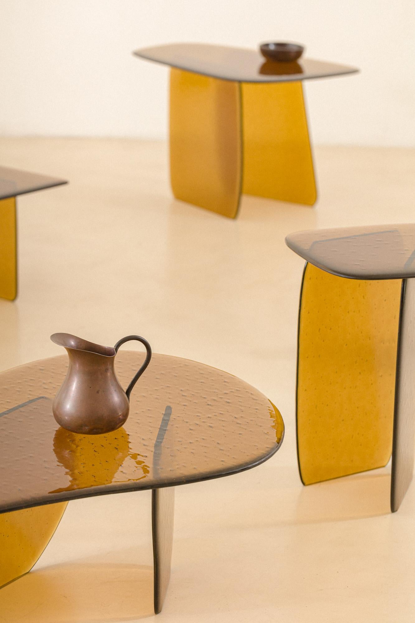 Contemporary Morfa nº 01 Side Table by Lucas Recchia, 2025 For Sale