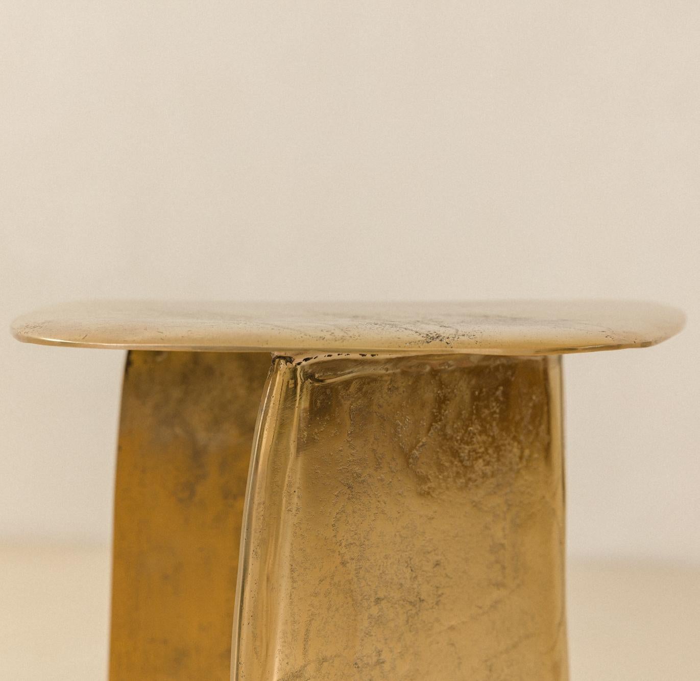 Brazilian Contemporary Side Table Morfa Nº 01 by Lucas Recchia, 2019 For Sale