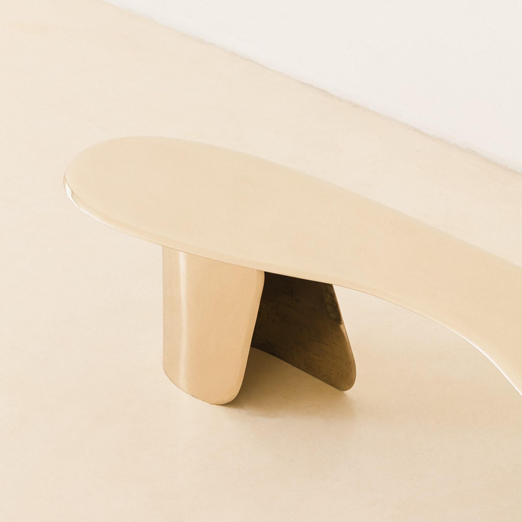 Bronze Contemporary Bench Morfa nº 09 by Lucas Rechia, 2023 For Sale