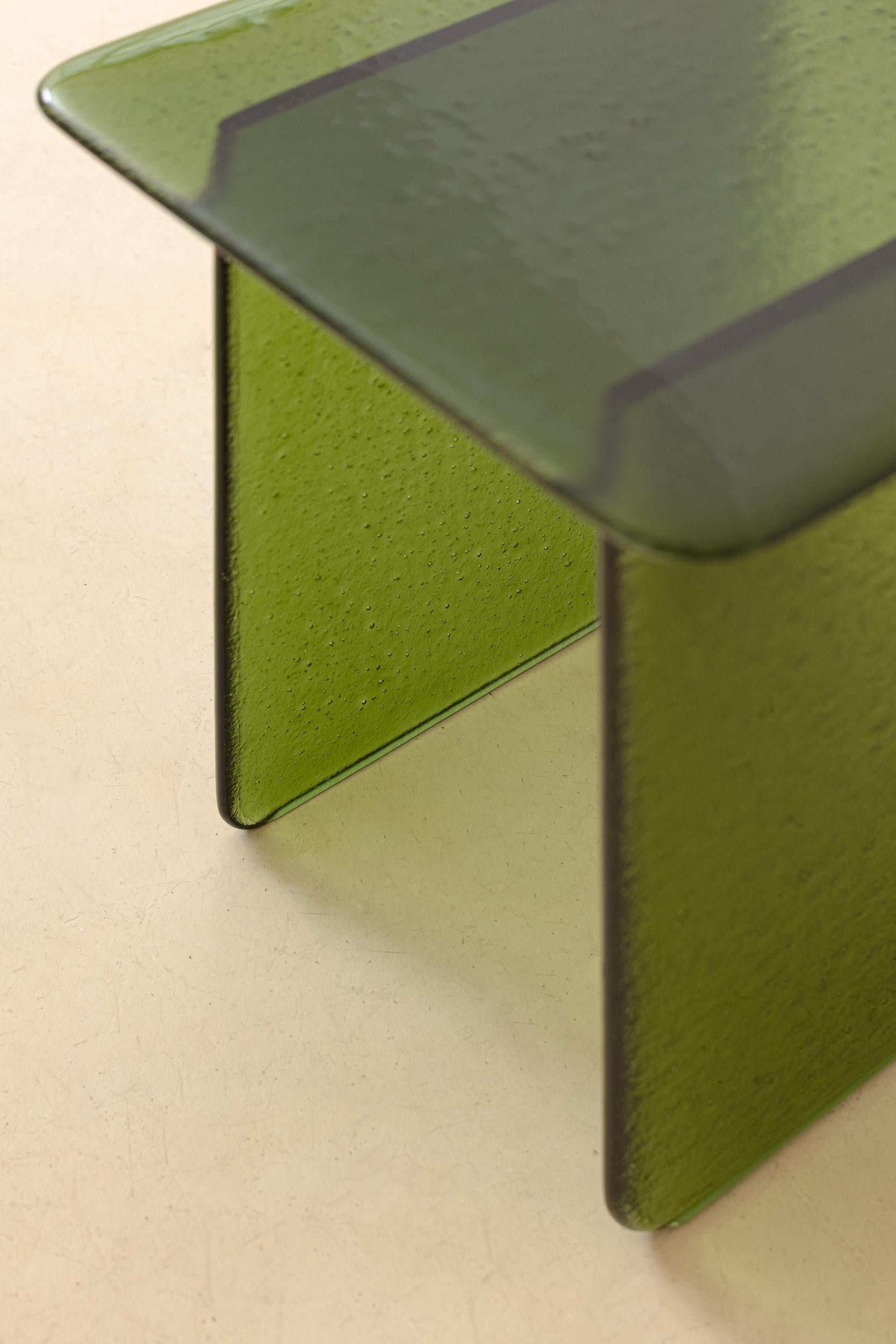 Morfa Side Table by Lucas Recchia, Contemporary Brazilian Design In New Condition For Sale In New York, NY