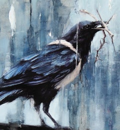 "Hood and Thorn, " Oil painting