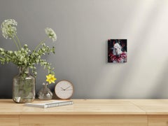 "Pferdefedern" (2026) - Abstraktes Tierportrait, Figuratives Ölgemälde