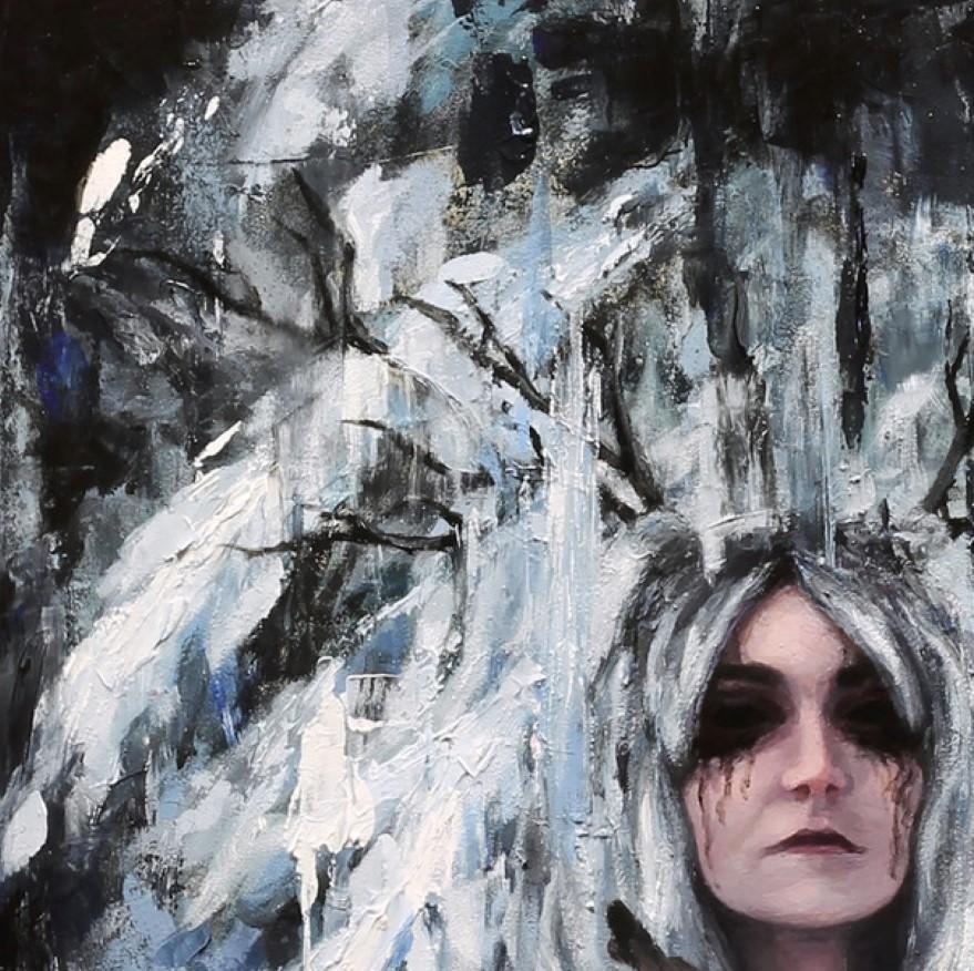 „Within the Hollow“ (2024) von Morgan Cameron, Original-Ölgemälde im Angebot 3
