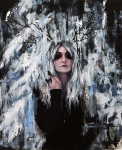 "Dentro del hueco" (2024) de Morgan Cameron, Pintura al óleo original