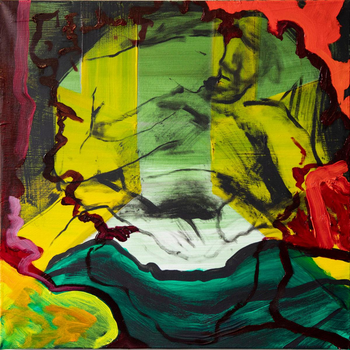 Morgan Everhart Abstract Painting - Entirely Feel