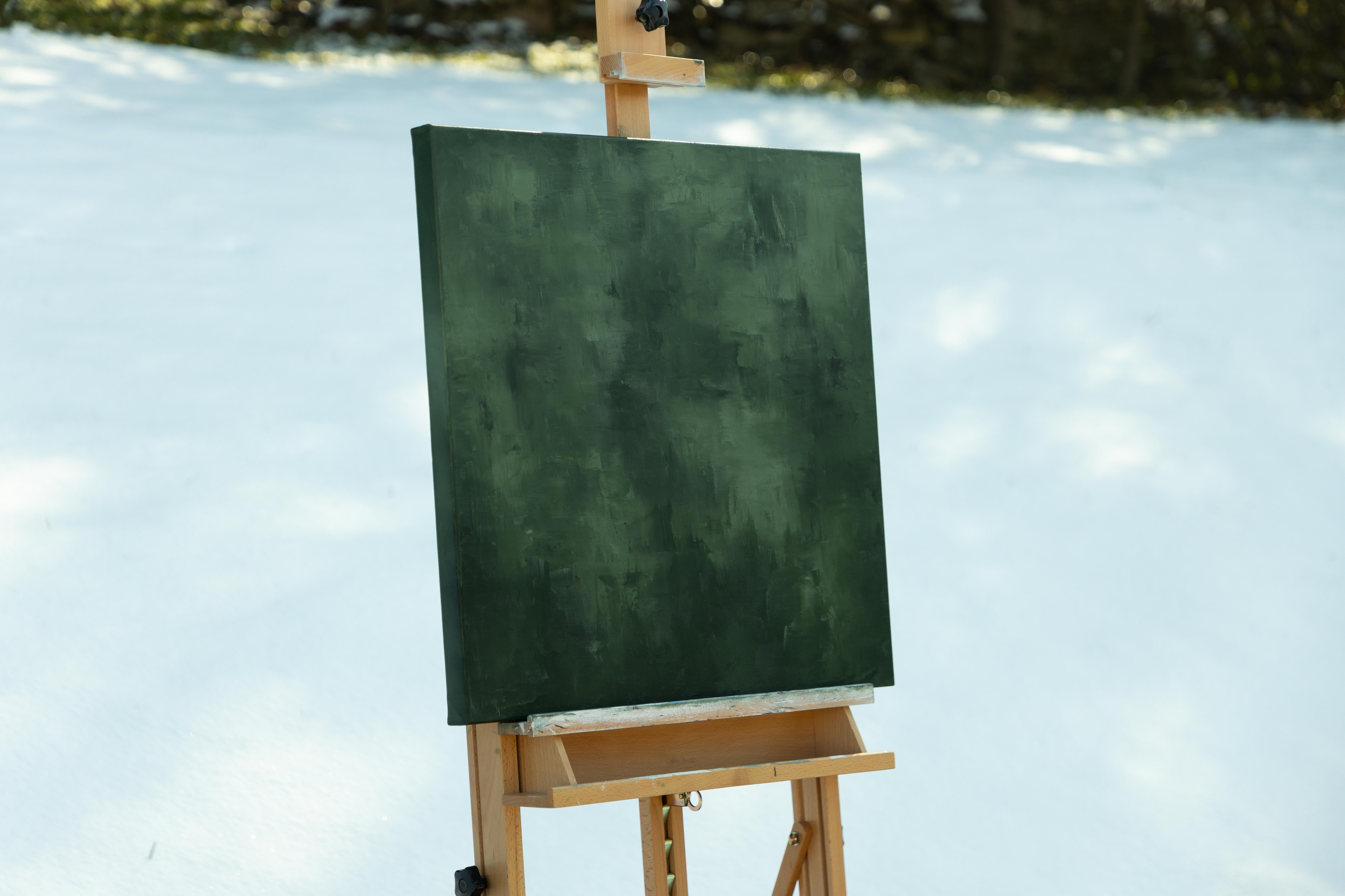 Considera la gioia, pittura ad olio astratta - Painting di Morgan Fite