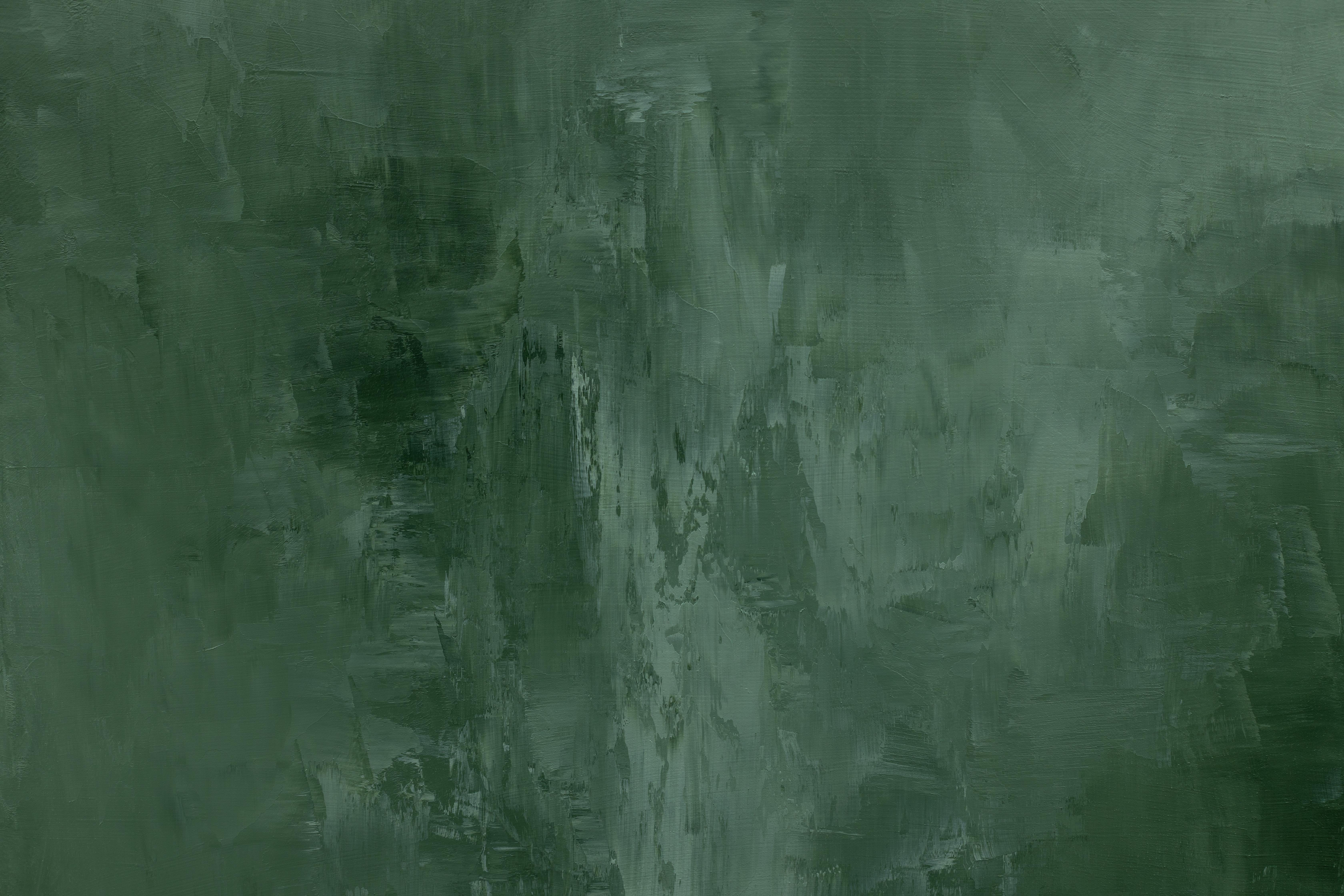 Frantoio, Pittura ad olio astratta - Abstract Painting Nero di Morgan Fite