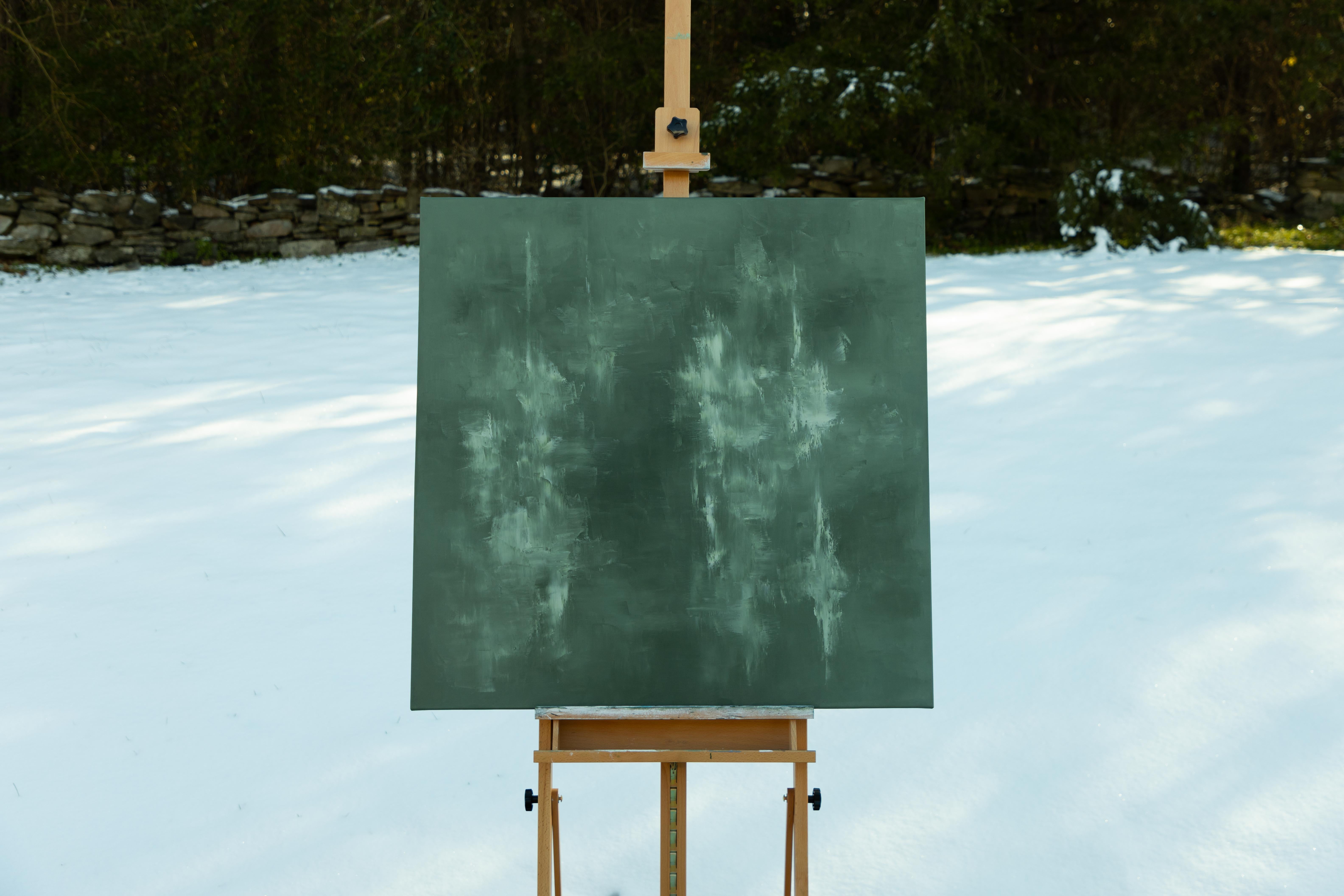 Riflessi, Pittura ad olio astratta - Painting Astratto di Morgan Fite