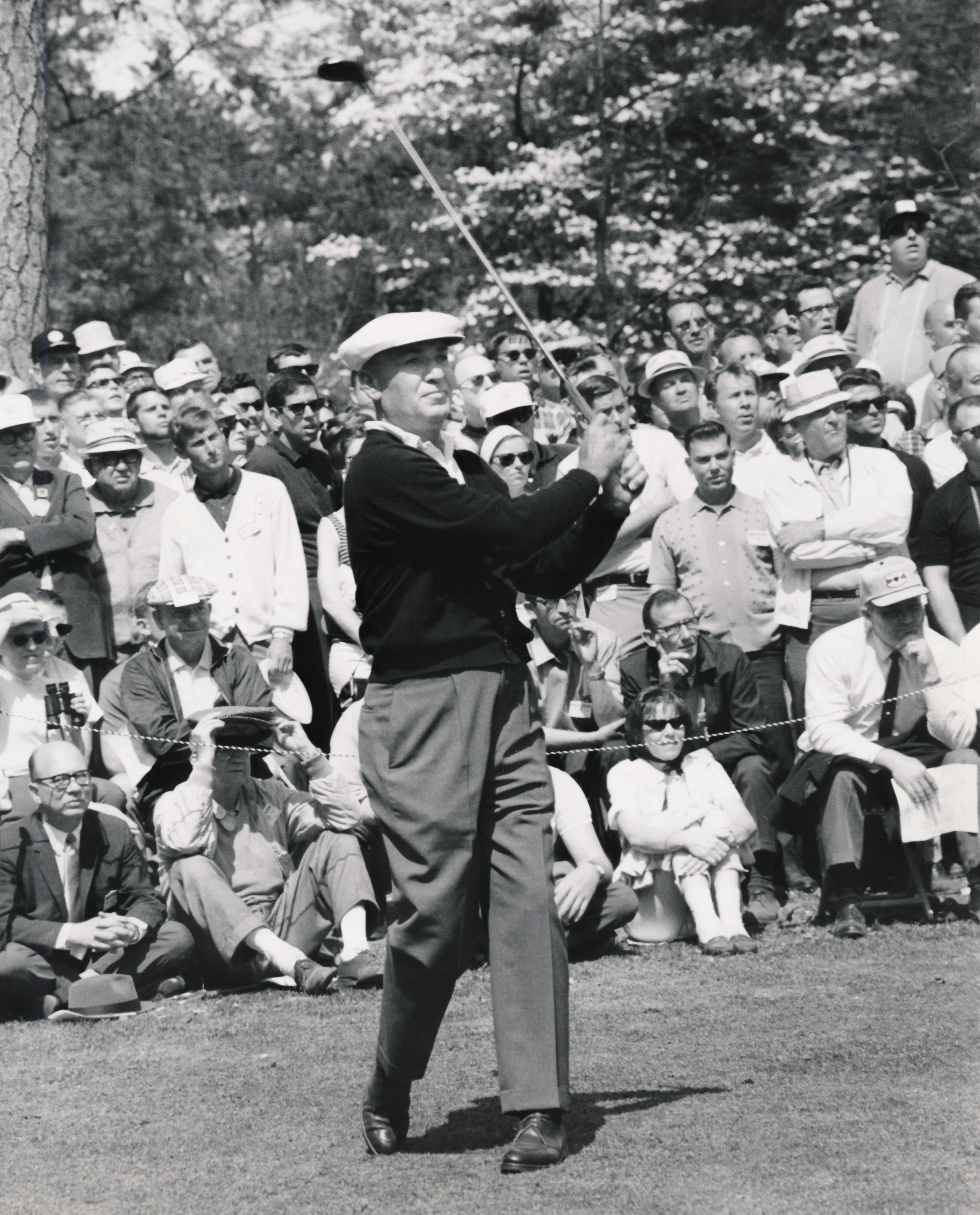 Morgan Fitz Portrait Photograph - Ben Hogan: Golf Master Letting it Fly