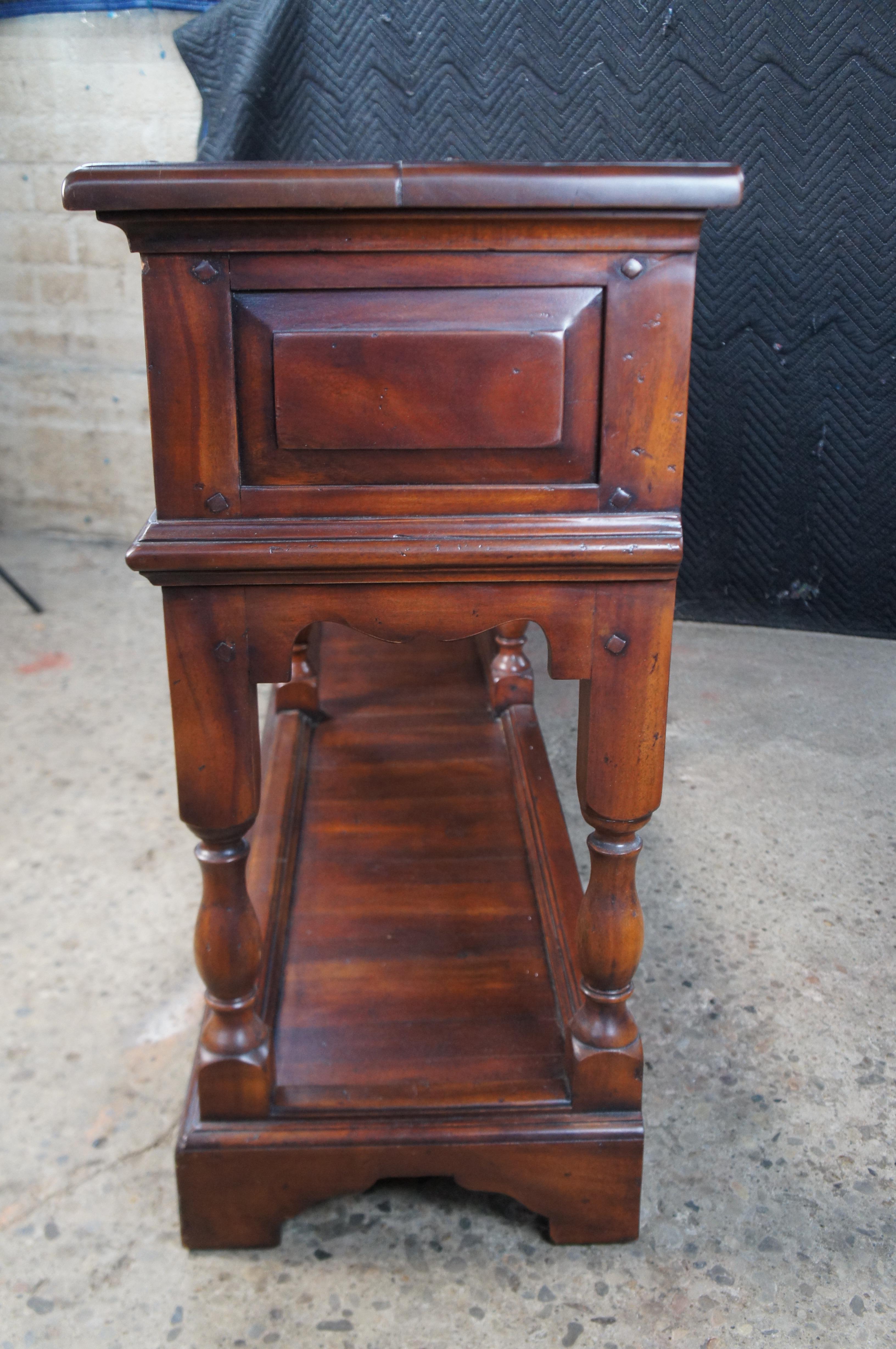 Morgan Hill English Georgian Cherry Farmhouse Potboard Sideboard Buffet For Sale 5