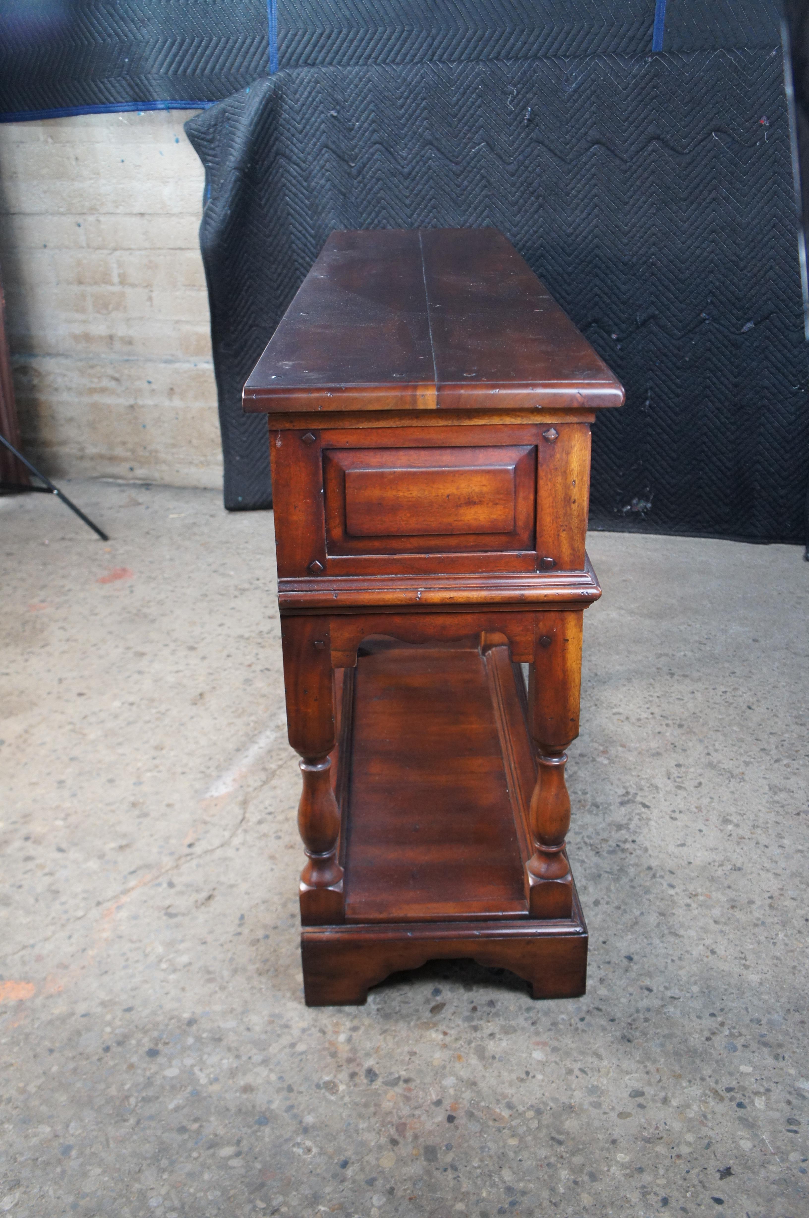 Morgan Hill English Georgian Cherry Farmhouse Potboard Sideboard Buffet For Sale 7